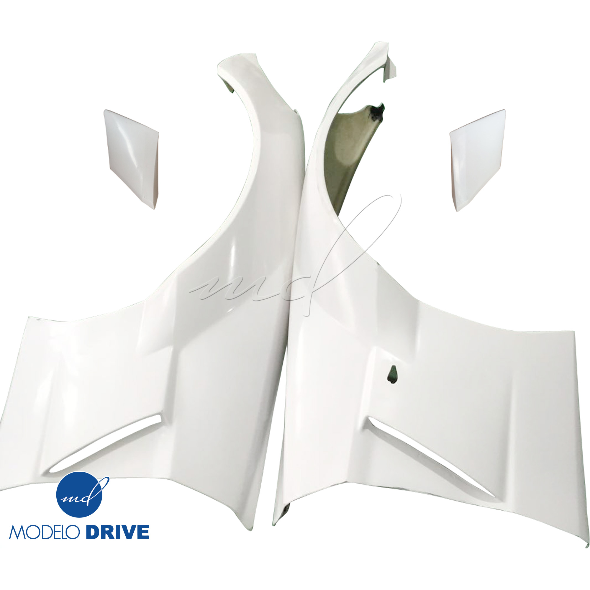 ModeloDrive FRP GT3-XL Wide Body Fenders (front) 4pc > Chevrolet Corvette C6 2005-2013 - Image 3