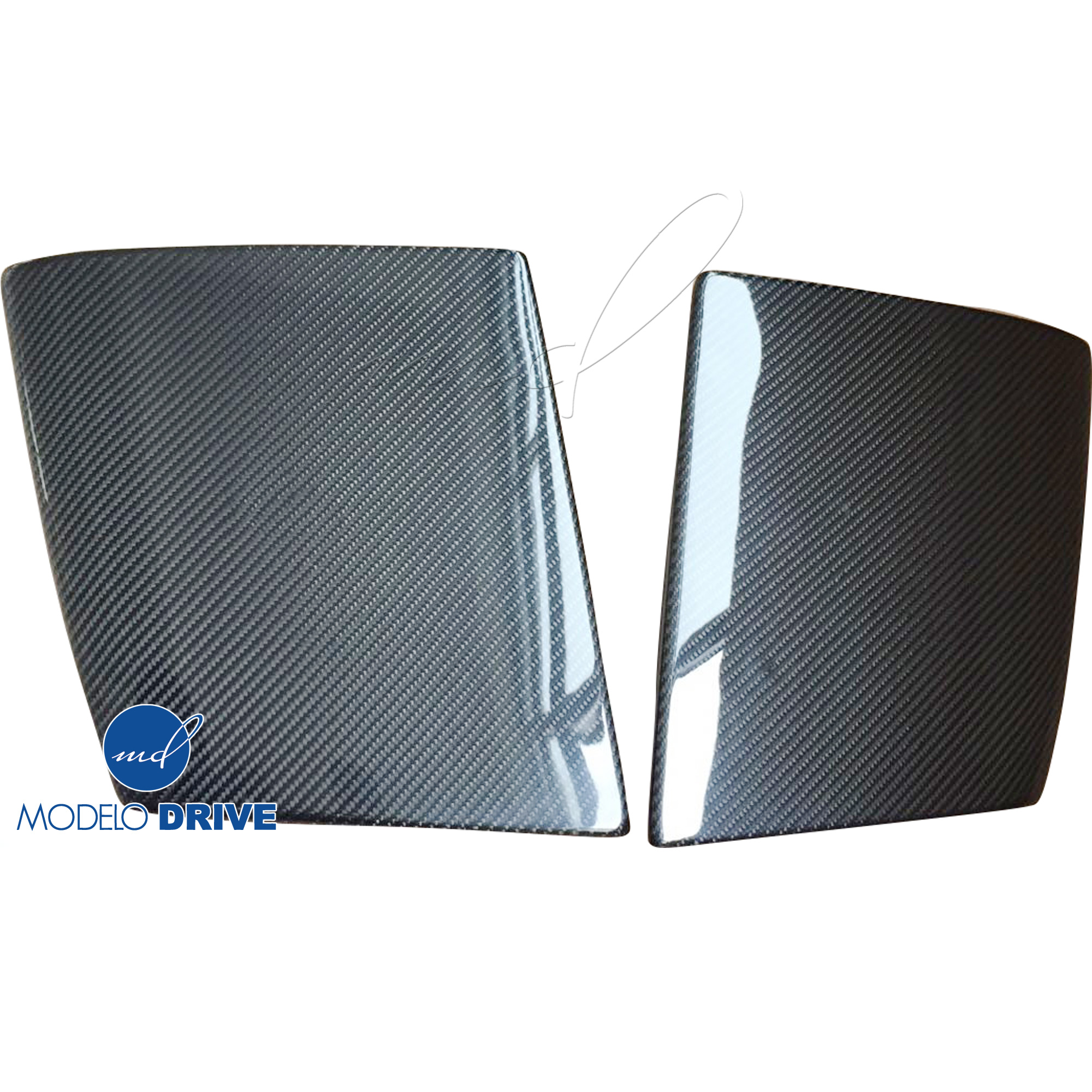ModeloDrive Carbon Fiber OER Headlight Covers > Nissan 240SX 1989-1994 - Image 1