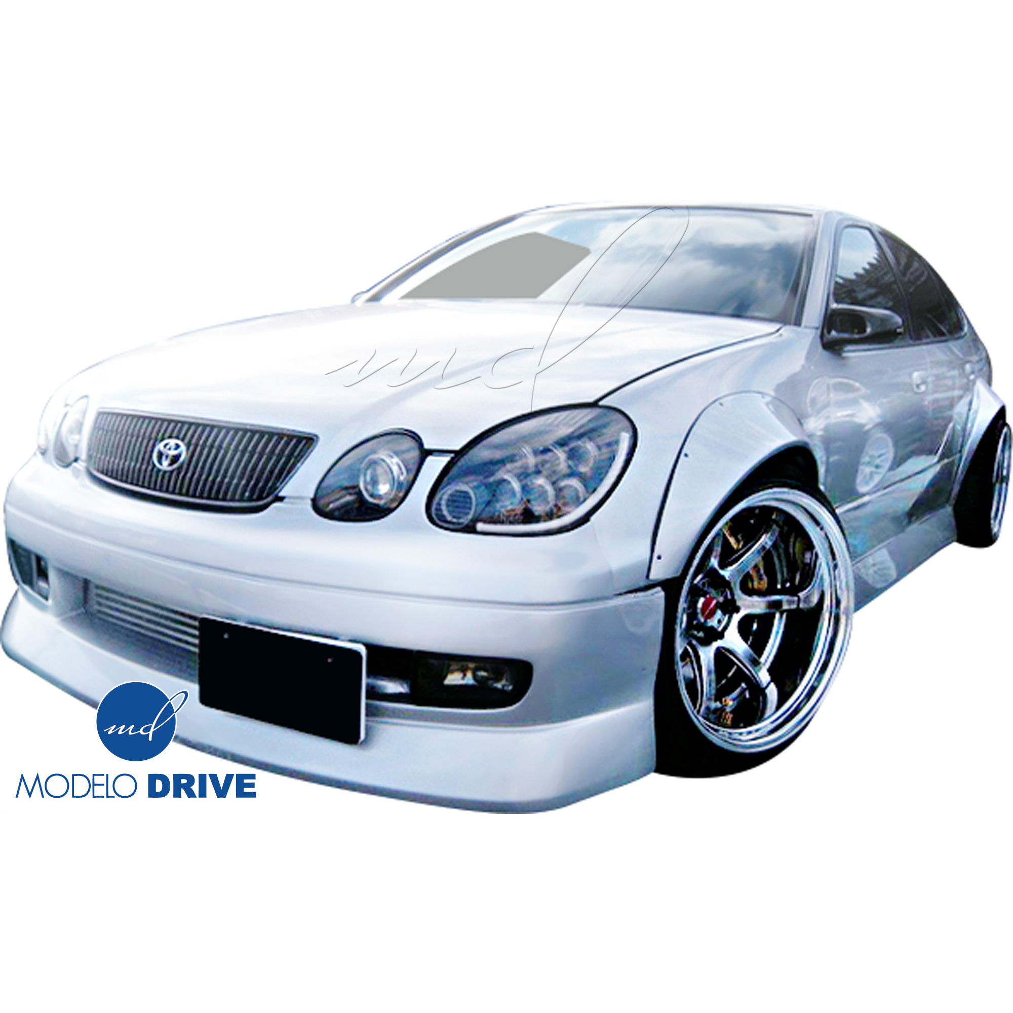 ModeloDrive FRP BSPO Front Bumper > Lexus GS300 1998-2005 - Image 4