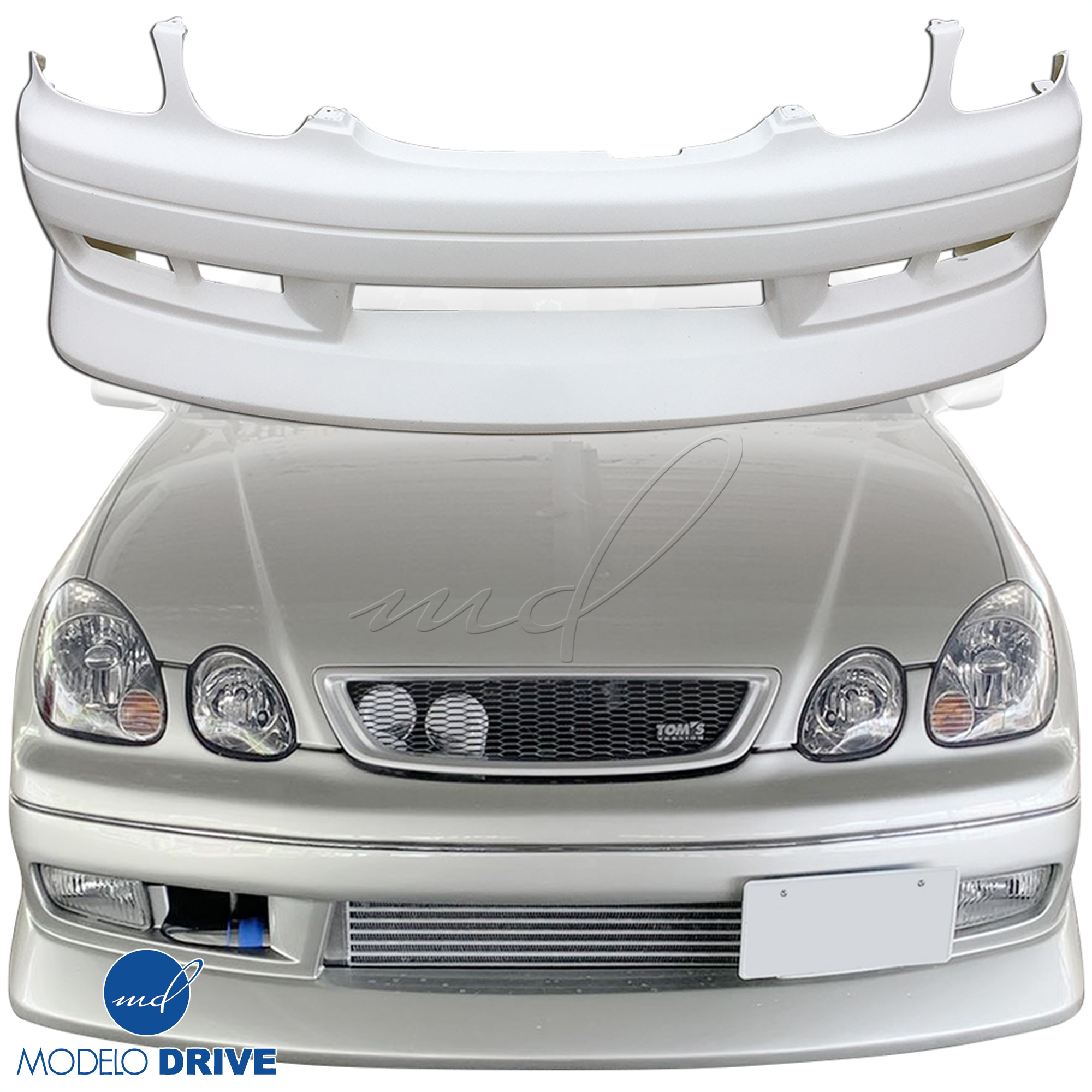 ModeloDrive FRP BSPO Front Bumper > Lexus GS300 1998-2005 - Image 12