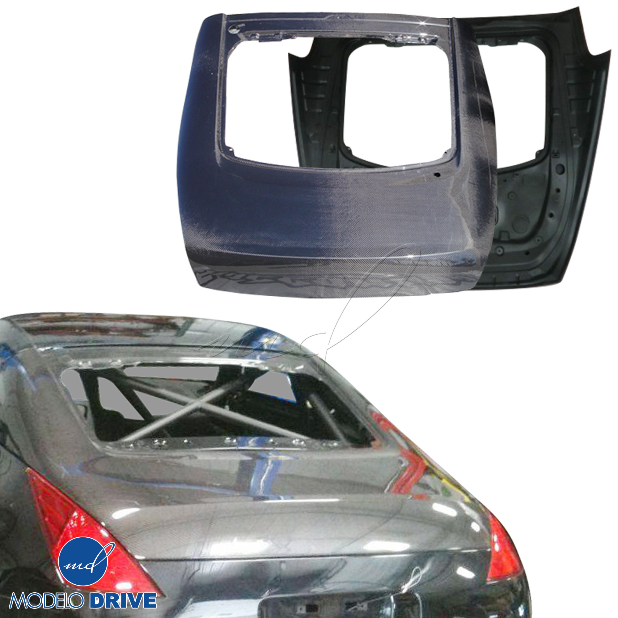 ModeloDrive Carbon Fiber OER Hatch > Nissan 350Z Z33 2003-2008 - Image 4