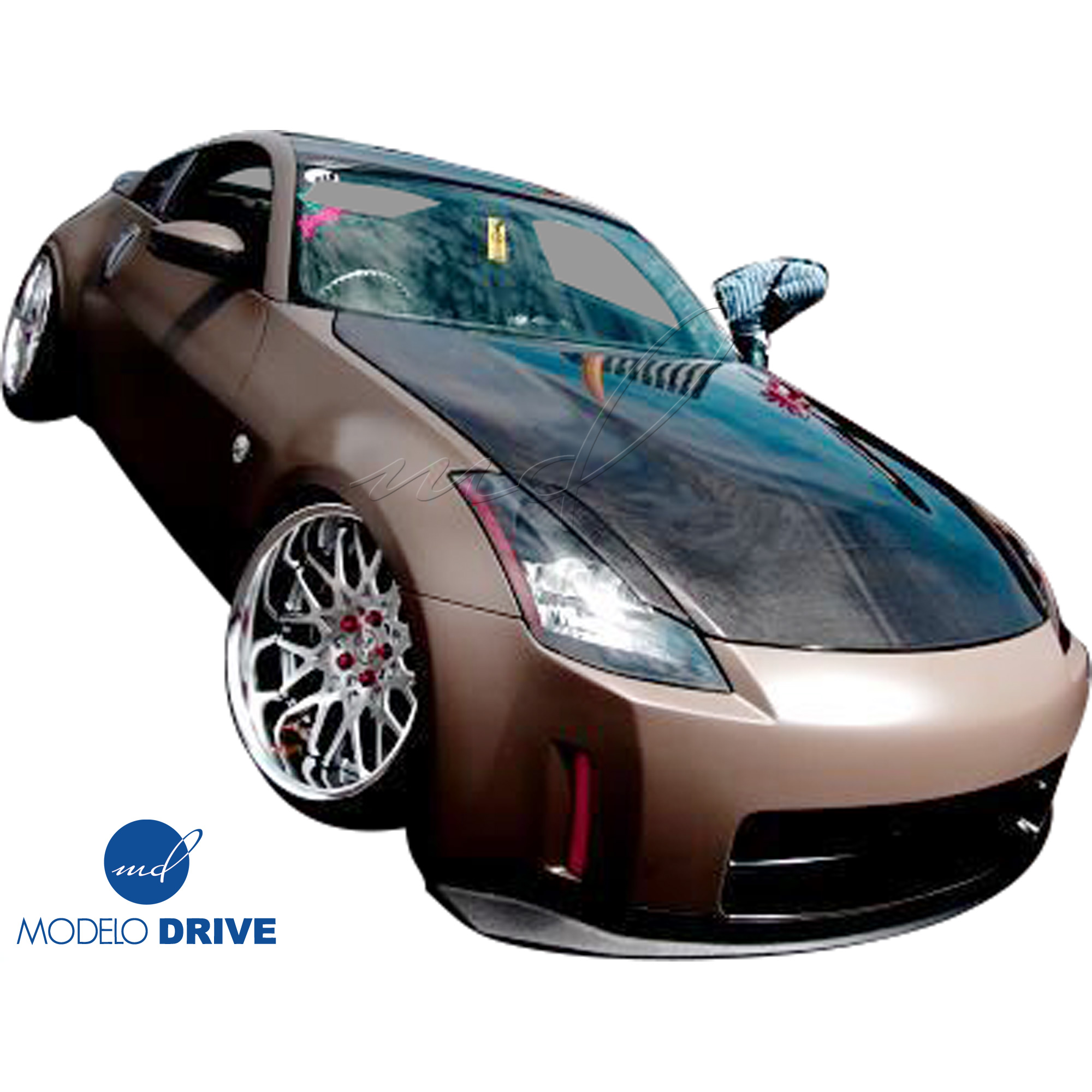 ModeloDrive Carbon Fiber OER HR Hood > Nissan 350Z Z33 2007-2008 - Image 5