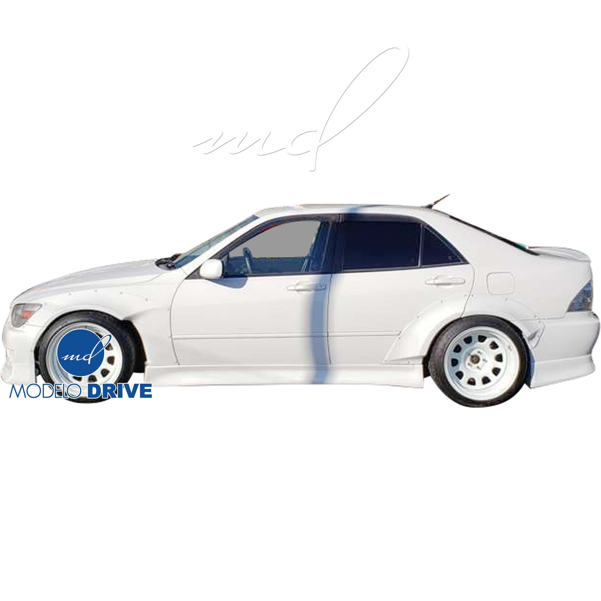 ModeloDrive FRP MSV Wide Body 40mm Fender Flares (front) 4pc > Lexus IS Series IS300 2000-2005> 4dr - Image 3