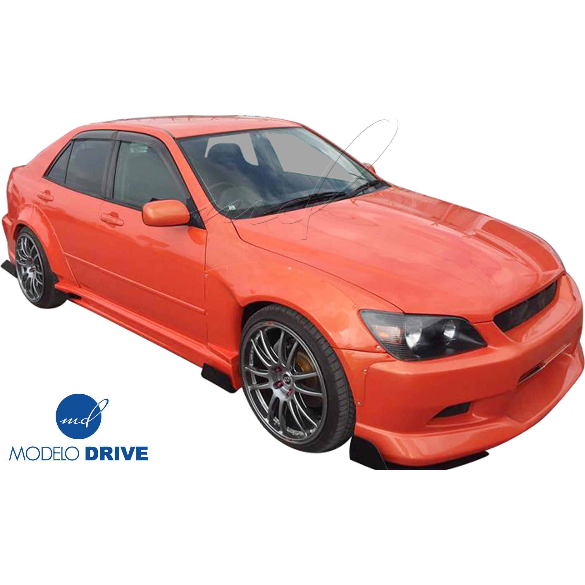 ModeloDrive FRP MSV Wide Body 40mm Fender Flares (front) 4pc > Lexus IS Series IS300 2000-2005> 4dr - Image 24