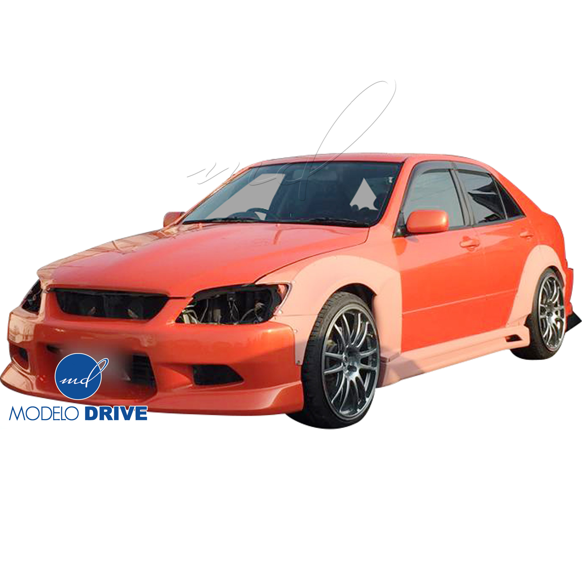 ModeloDrive FRP MSV Wide Body 40mm Fender Flares (front) 4pc > Lexus IS Series IS300 2000-2005> 4dr - Image 26