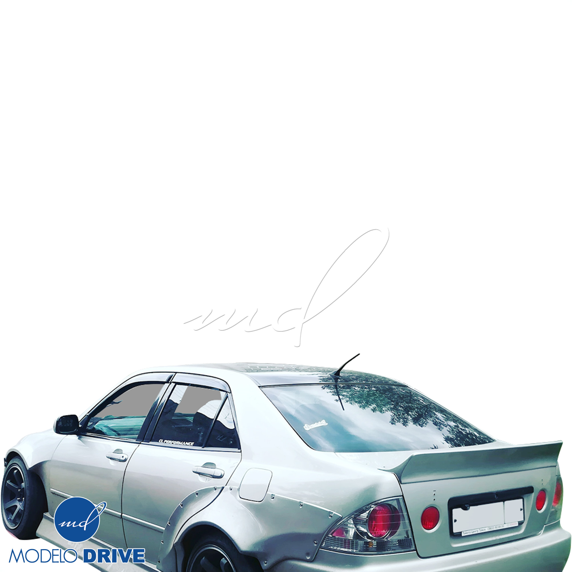 ModeloDrive FRP MSV Wide Body 65mm Fender Flares (rear) 6pc > Lexus IS Series IS300 2000-2005> 4dr - Image 4