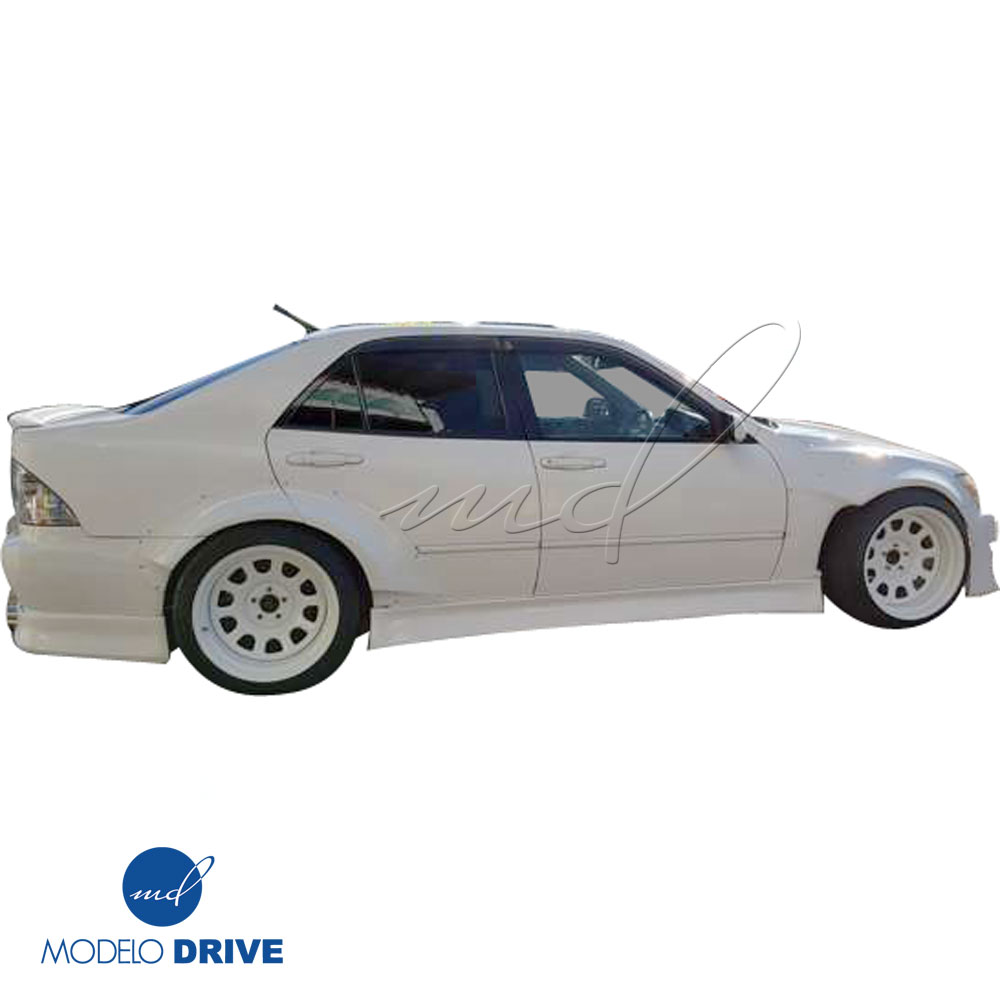 ModeloDrive FRP MSV Wide Body 65mm Fender Flares (rear) 6pc > Lexus IS Series IS300 2000-2005> 4dr - Image 8