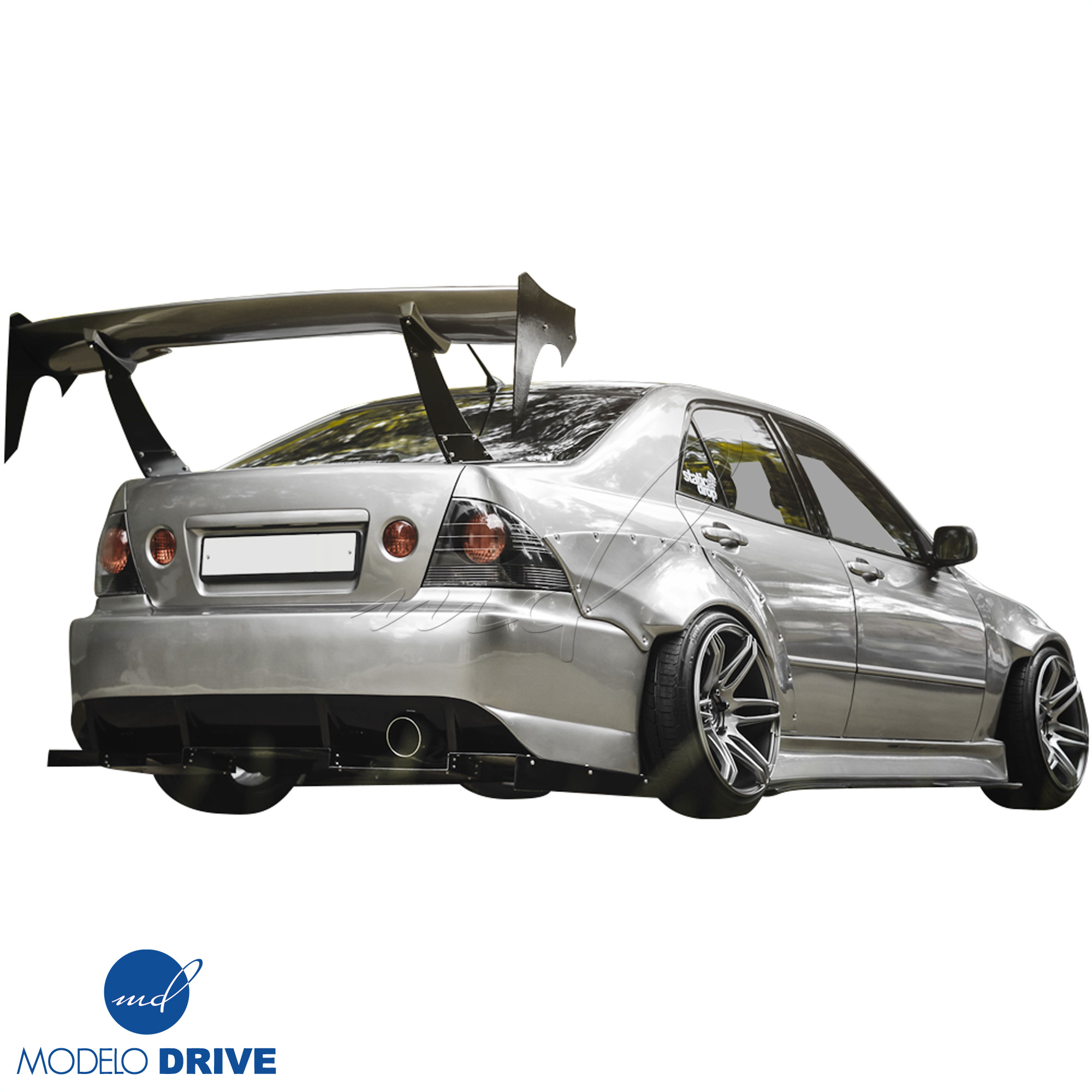 ModeloDrive FRP MSV Wide Body 65mm Fender Flares (rear) 6pc > Lexus IS Series IS300 2000-2005> 4dr - Image 10