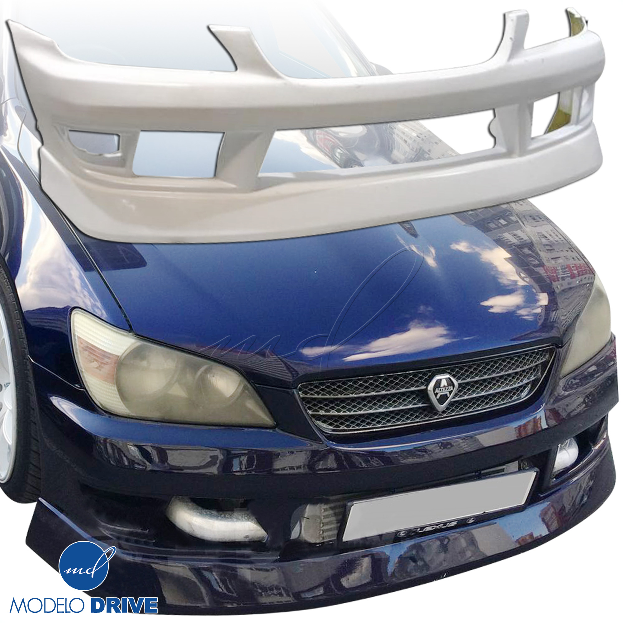 ModeloDrive FRP BSPO Front Bumper > Lexus IS300 2000-2005> 4/5dr - Image 12