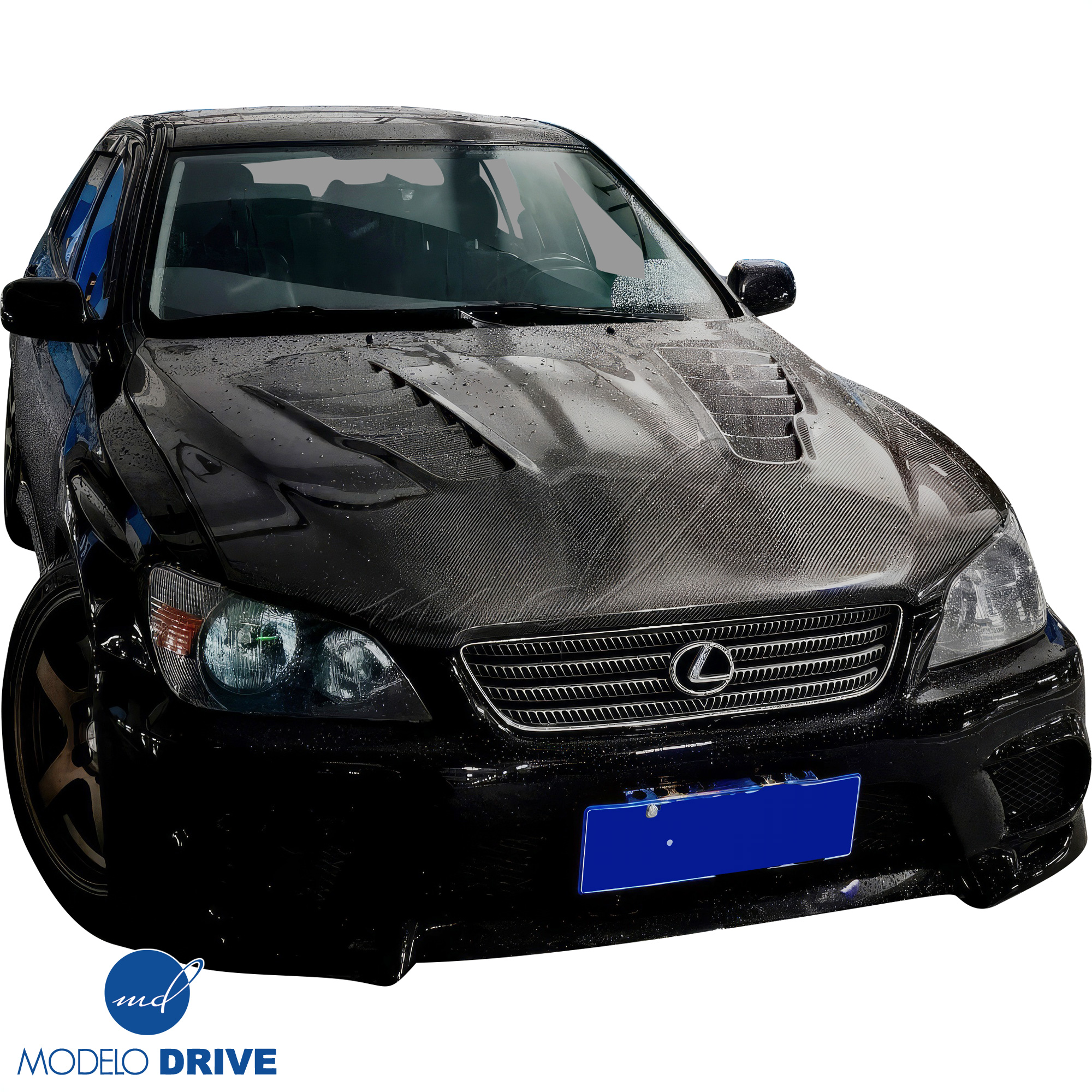 ModeloDrive Carbon Fiber CSPE Hood > Lexus IS300 2000-2005 - Image 2