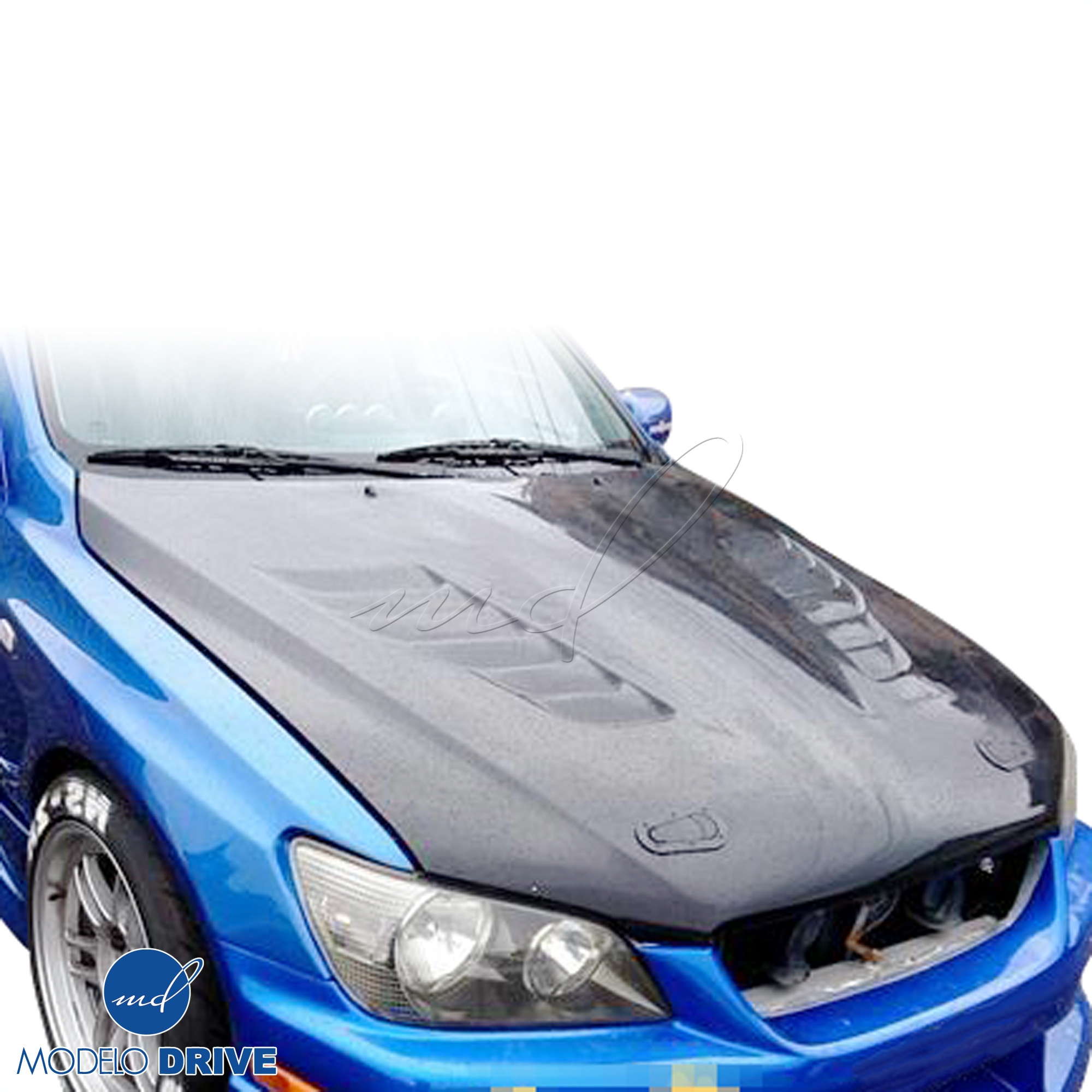 ModeloDrive Carbon Fiber CSPE Hood > Lexus IS300 2000-2005 - Image 6