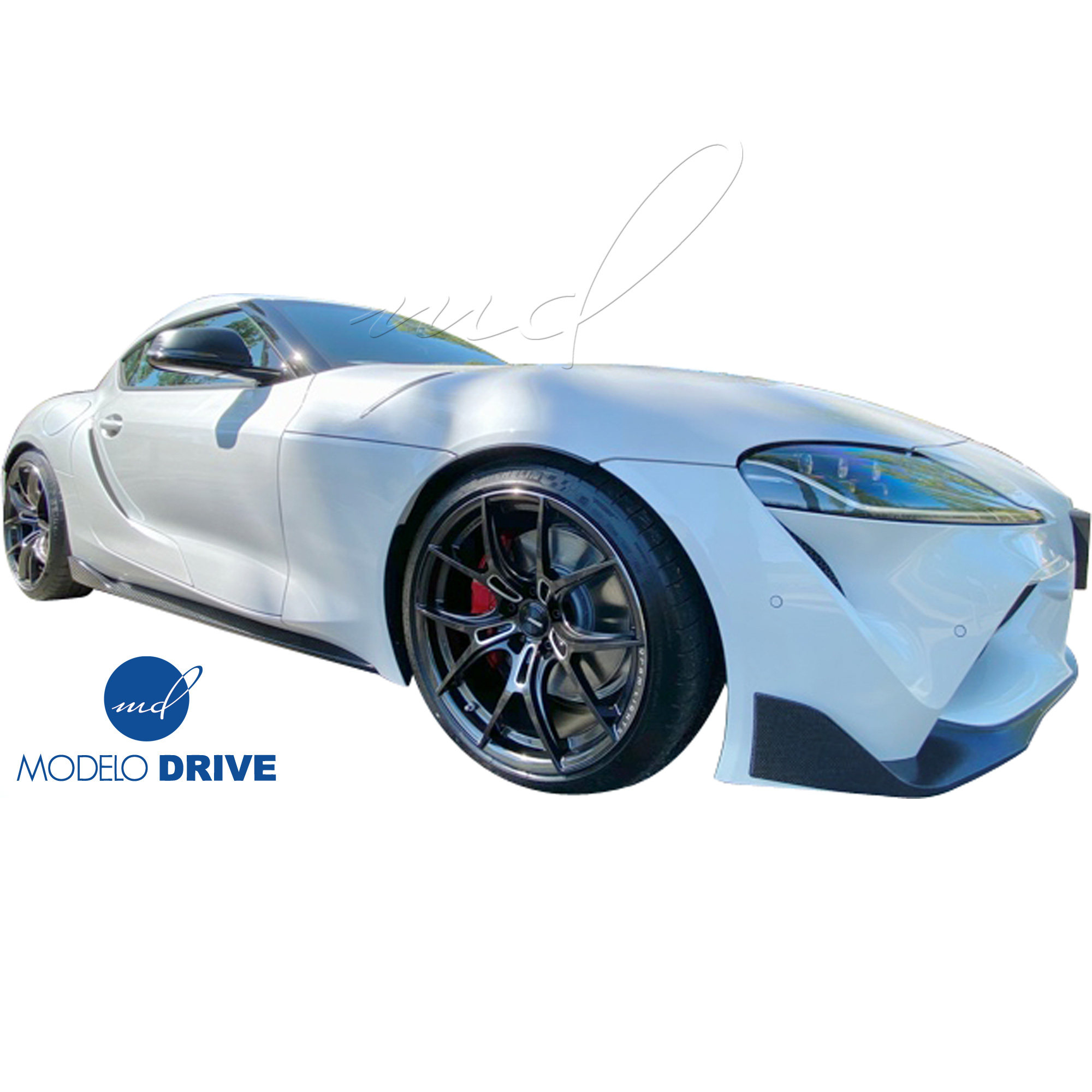ModeloDrive Carbon Fiber OER Front Lip 3pc > Toyota Supra (A90 A91) 2019-2023 - Image 15