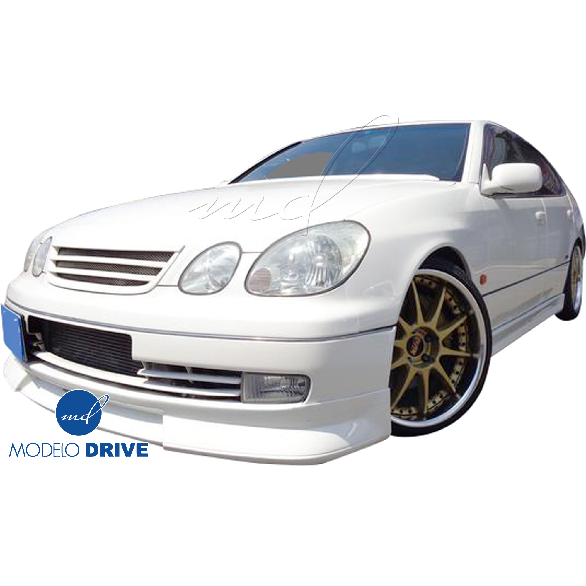 ModeloDrive FRP WAL SPOR Front Lip Valance > Lexus GS Series GS400 GS300 1998-2005 - Image 2