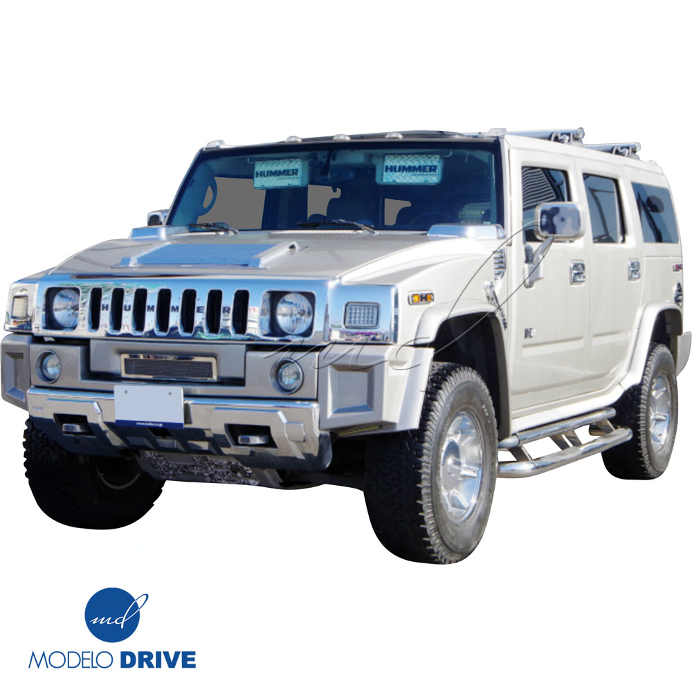 ModeloDrive FRP BNW Front Bumper Spat Add-ons > Hummer H2 2003-2009 - Image 2
