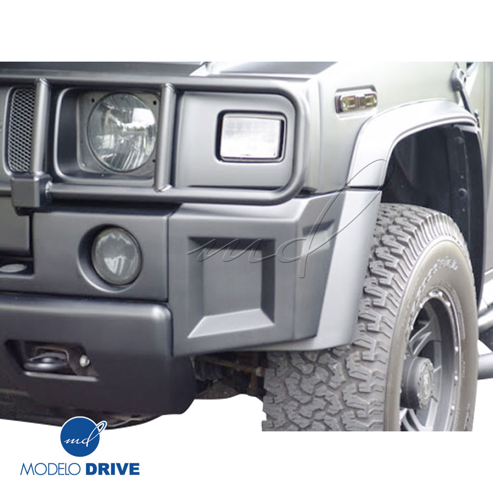 ModeloDrive FRP BNW Front Bumper Spat Add-ons > Hummer H2 2003-2009 - Image 6