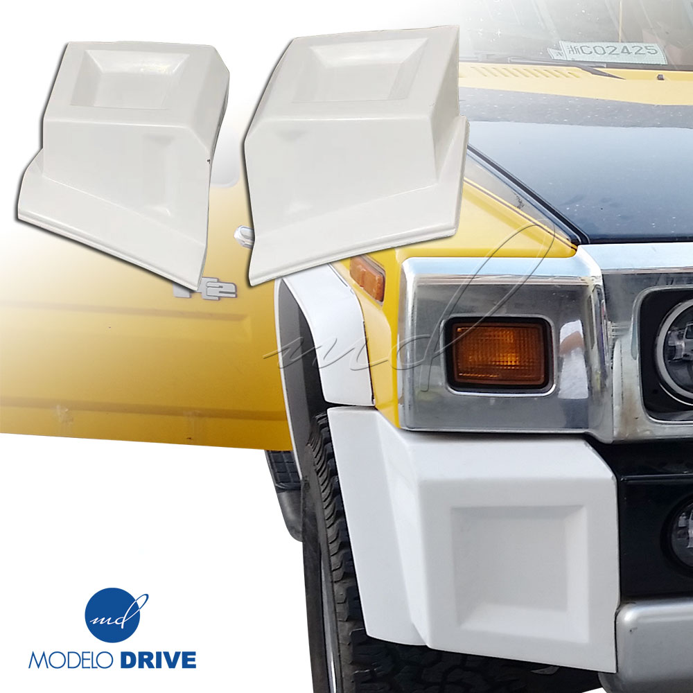 ModeloDrive FRP BNW Front Bumper Spat Add-ons > Hummer H2 2003-2009 - Image 1