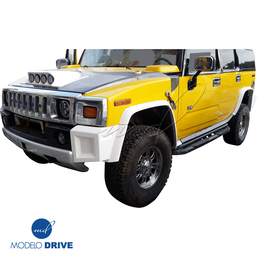 ModeloDrive FRP BNW Front Bumper Spat Add-ons > Hummer H2 2003-2009 - Image 10