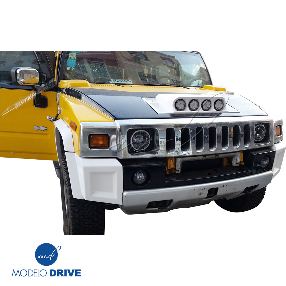 ModeloDrive FRP BNW Front Bumper Spat Add-ons > Hummer H2 2003-2009 - Image 11