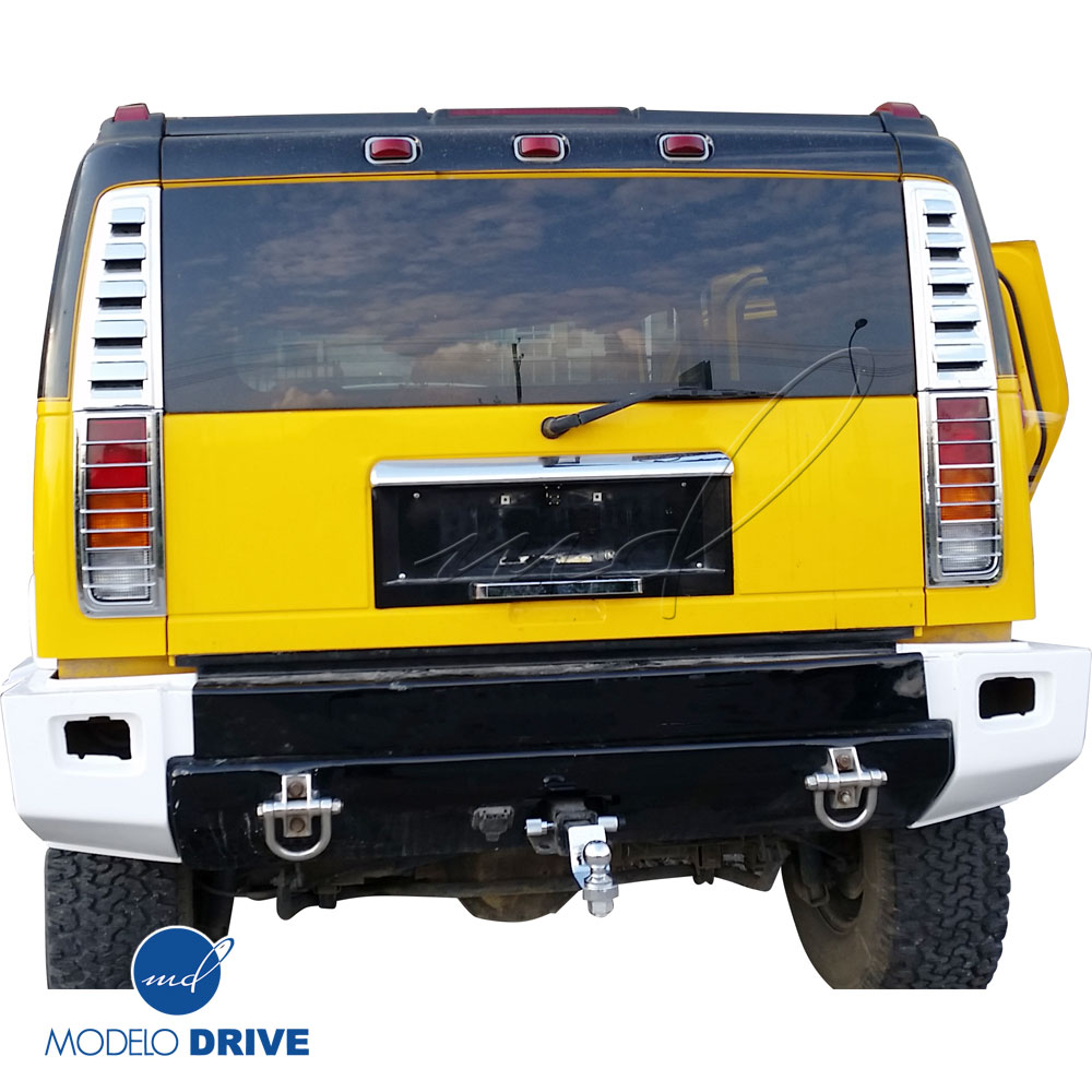 ModeloDrive FRP BNW Rear Bumper Spat Add-ons > Hummer H2 2003-2009 - Image 6
