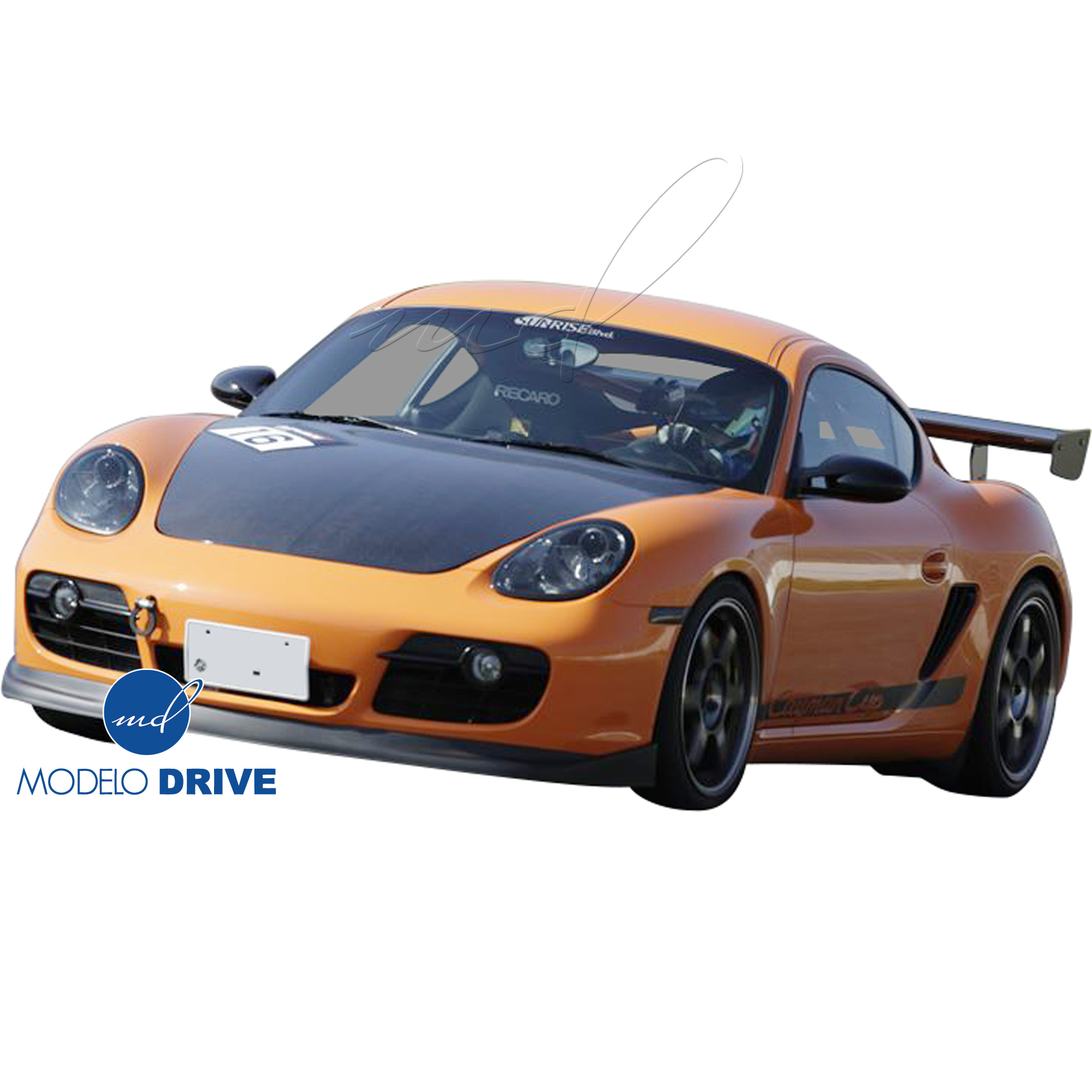 ModeloDrive Carbon Fiber OER Hood Frunk (front) > Porsche Cayman (987) 2006-2012 - Image 18