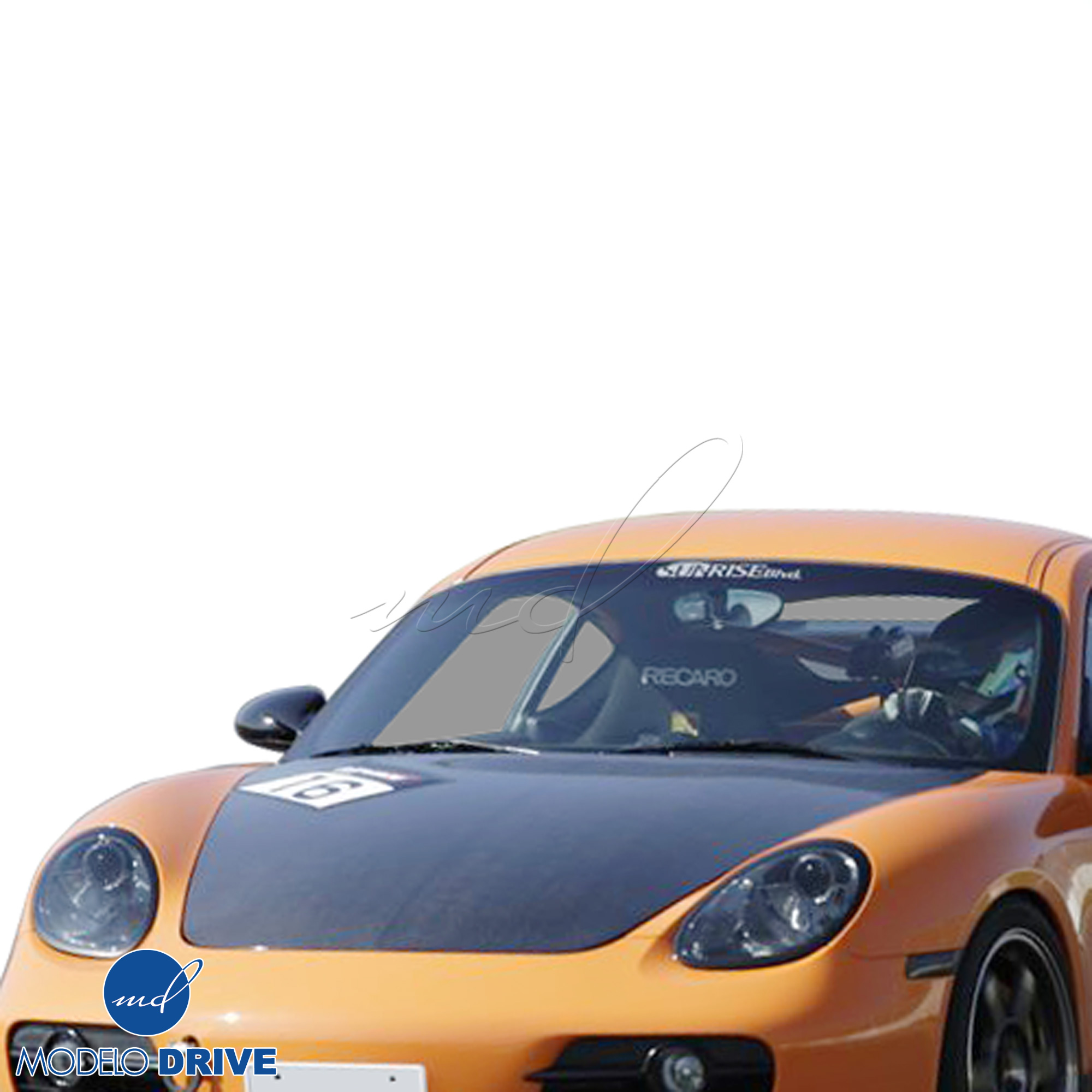 ModeloDrive Carbon Fiber OER Hood Frunk (front) > Porsche Cayman (987) 2006-2012 - Image 19