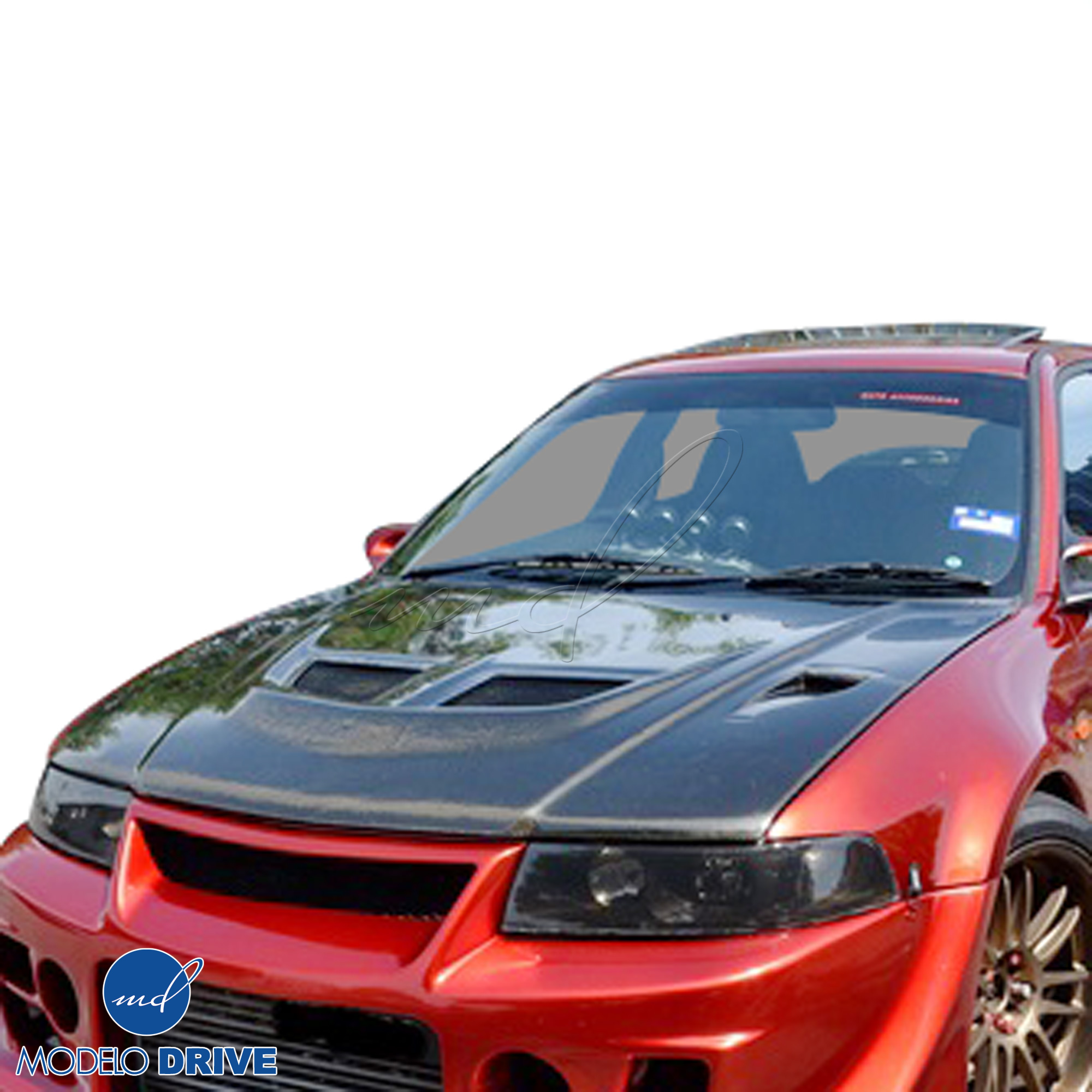 ModeloDrive Carbon Fiber EVO5 Hood > Mitsubishi Evolution EVO5 EVO6 1998-2001> 4dr - Image 5
