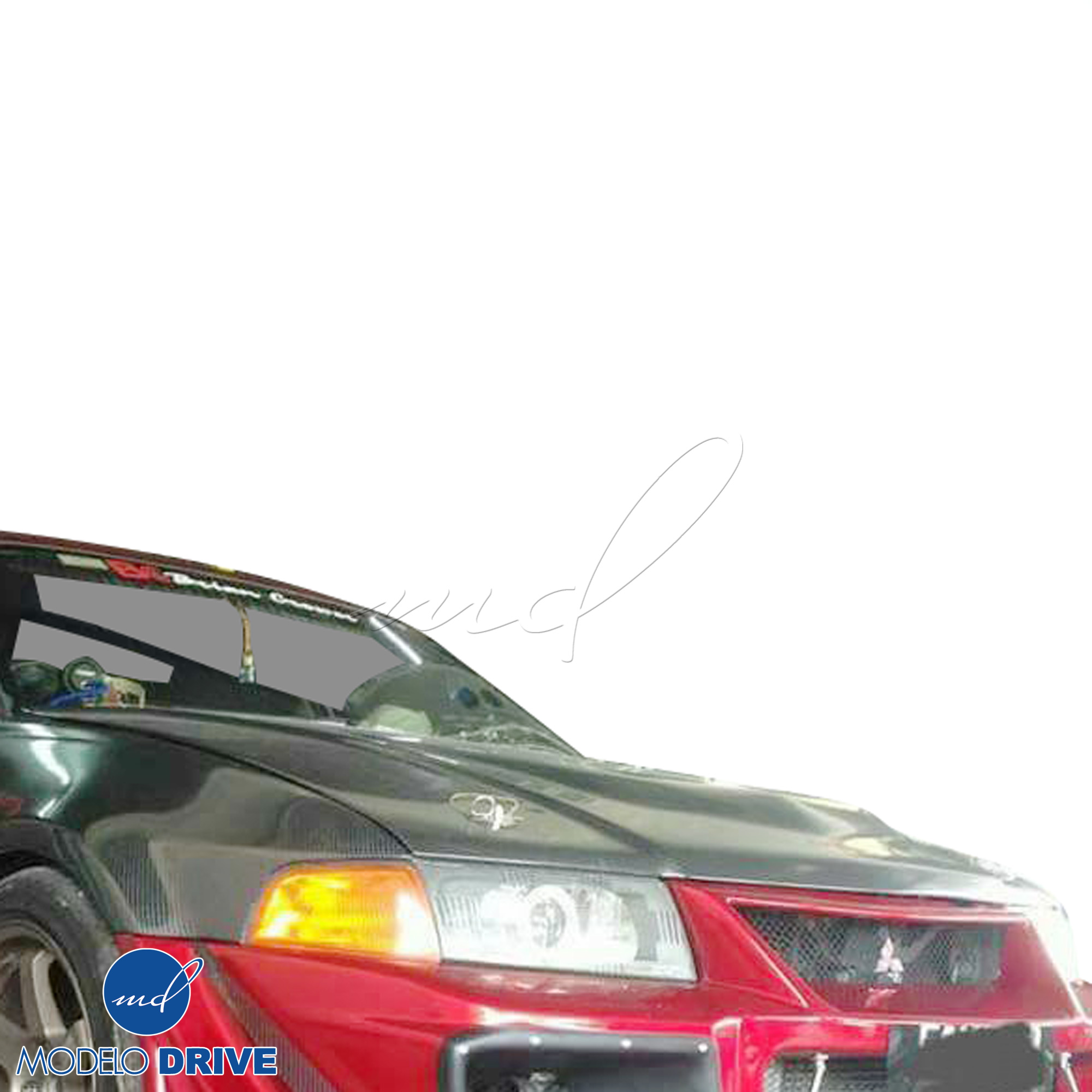 ModeloDrive Carbon Fiber EVO5 Hood > Mitsubishi Evolution EVO5 EVO6 1998-2001> 4dr - Image 2