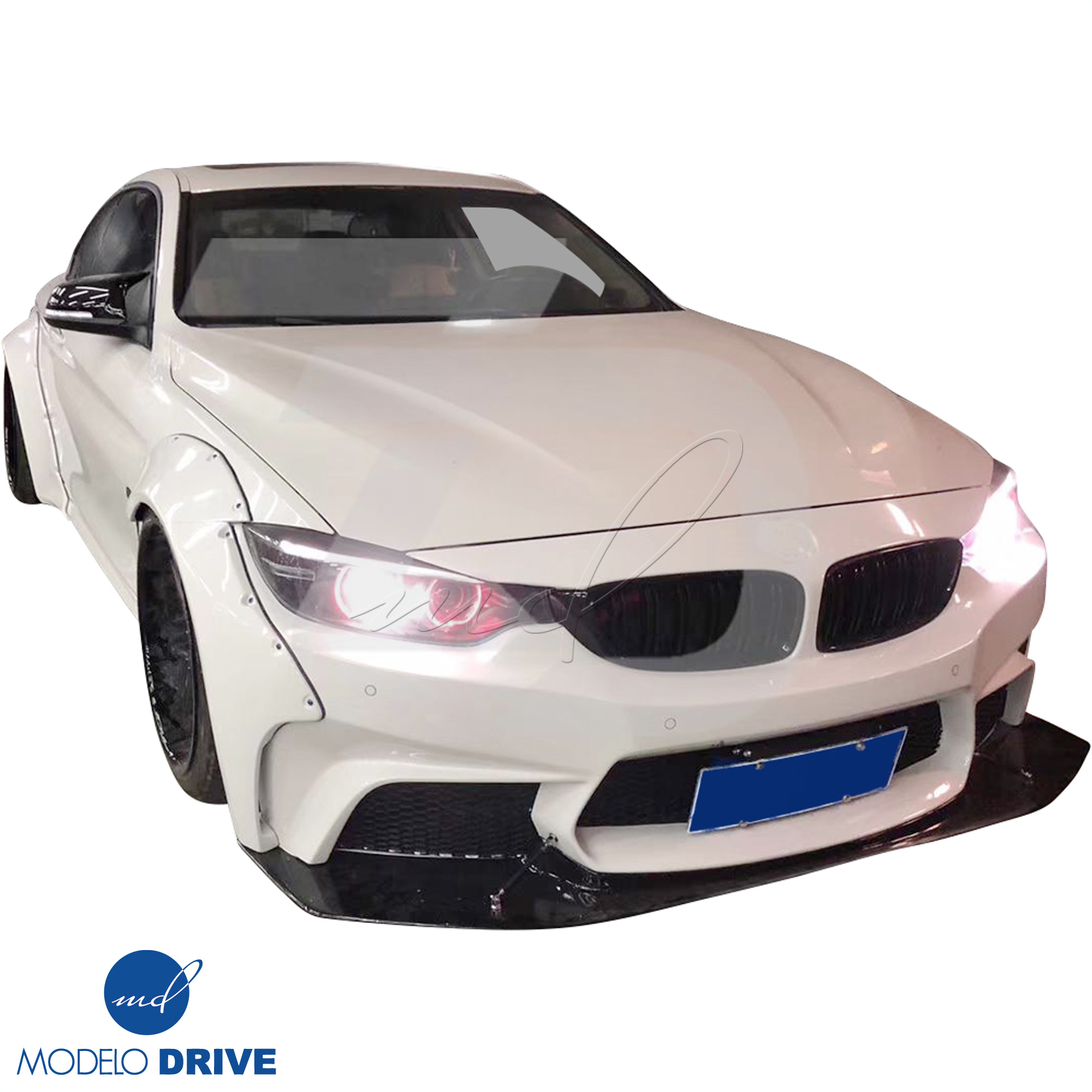 ModeloDrive FRP LBPE Front Lip > BMW 4-Series F32 2014-2020 - Image 12