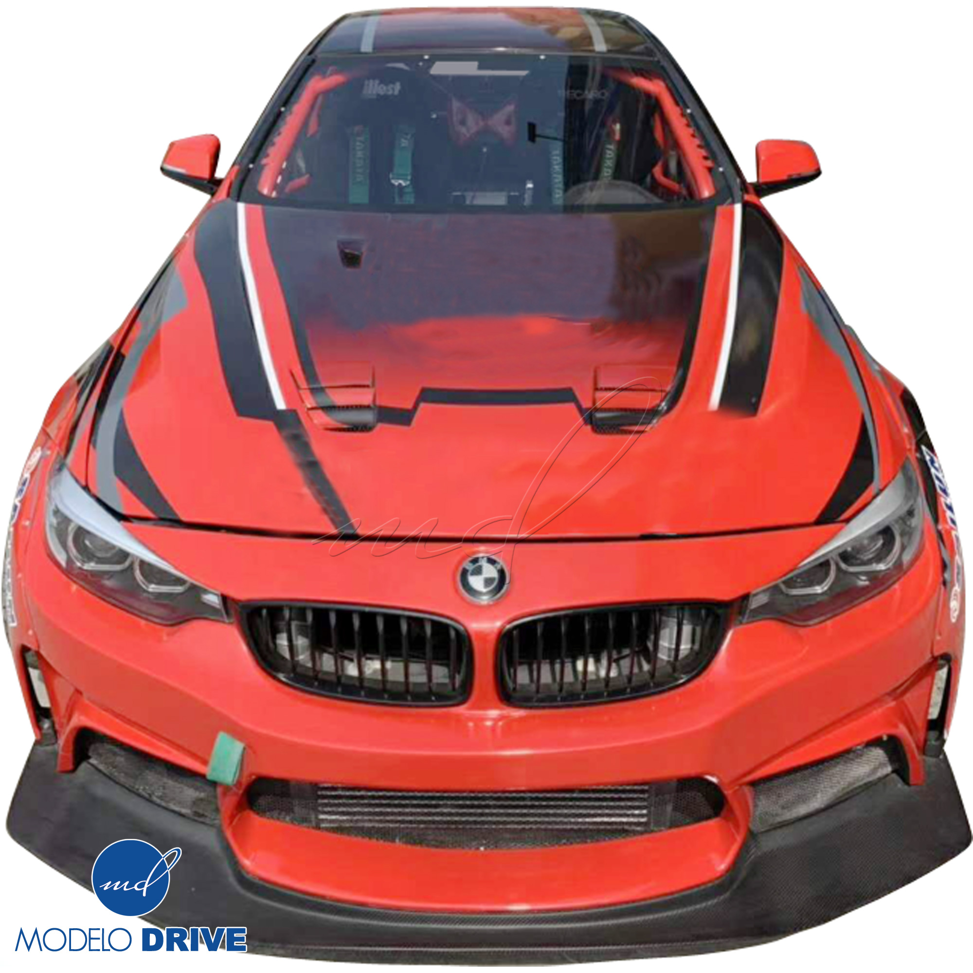 ModeloDrive FRP LBPE Front Lip > BMW 4-Series F32 2014-2020 - Image 10