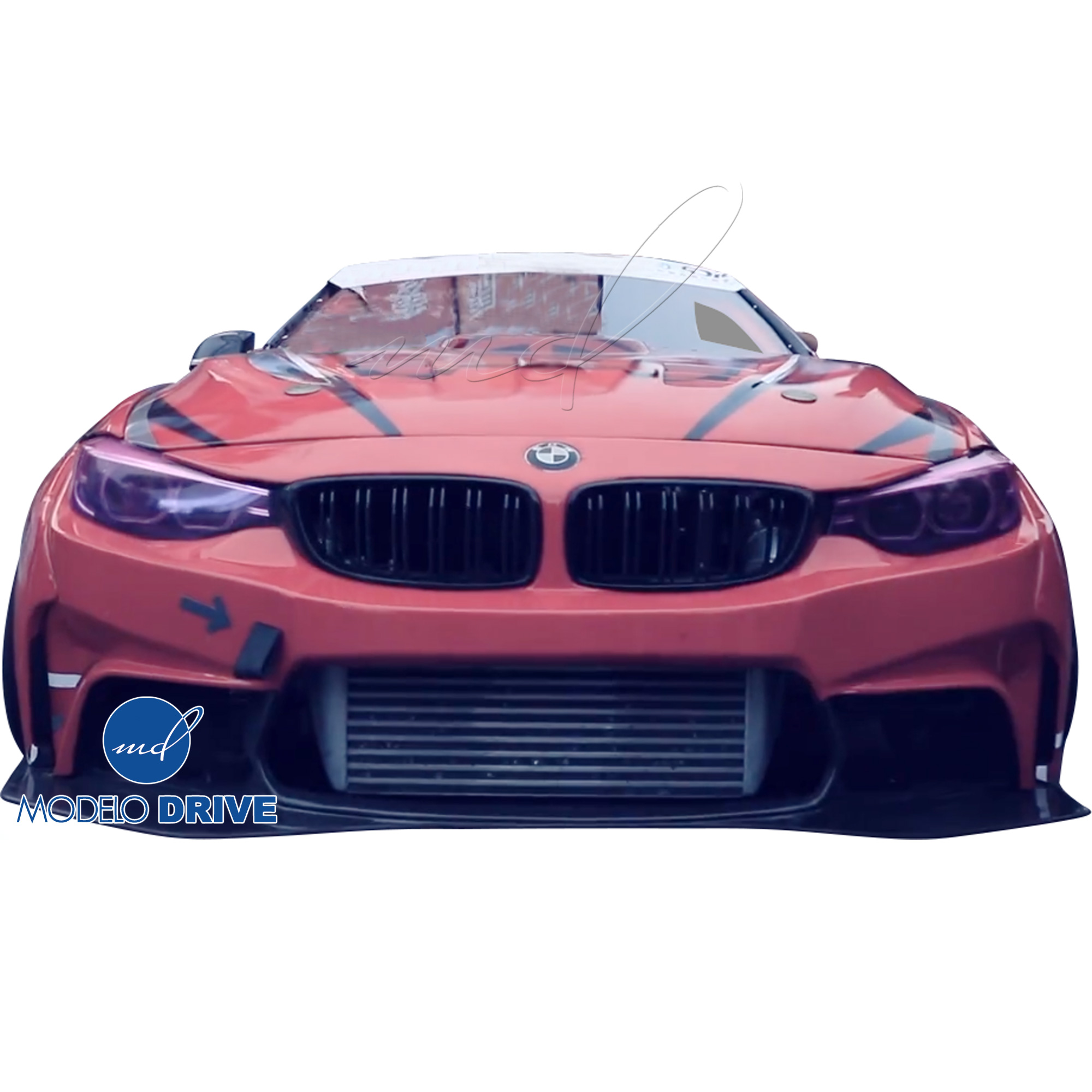 ModeloDrive FRP LBPE Front Bumper > BMW 4-Series F32 2014-2020 - Image 14