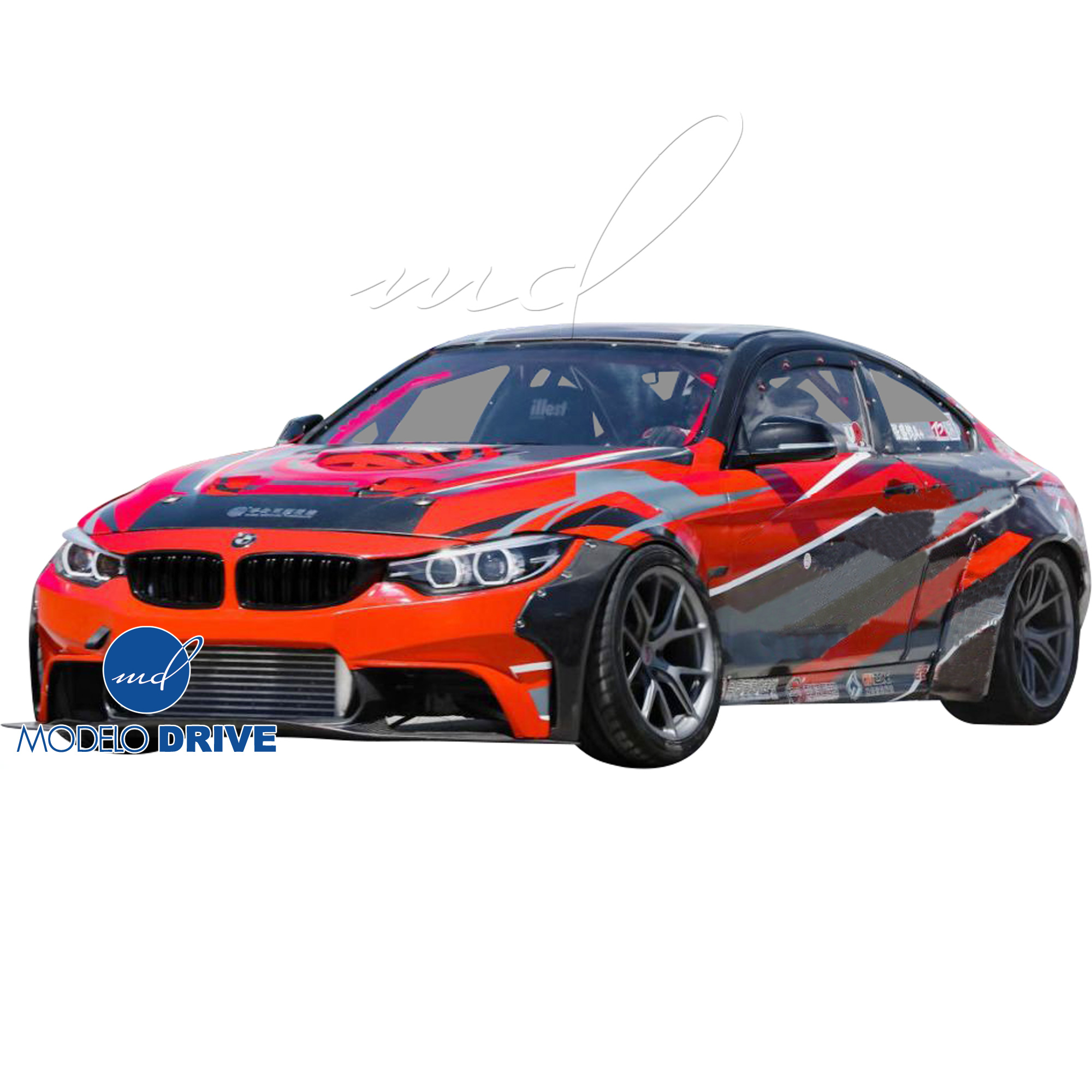 ModeloDrive FRP LBPE Front Bumper > BMW 4-Series F32 2014-2020 - Image 18