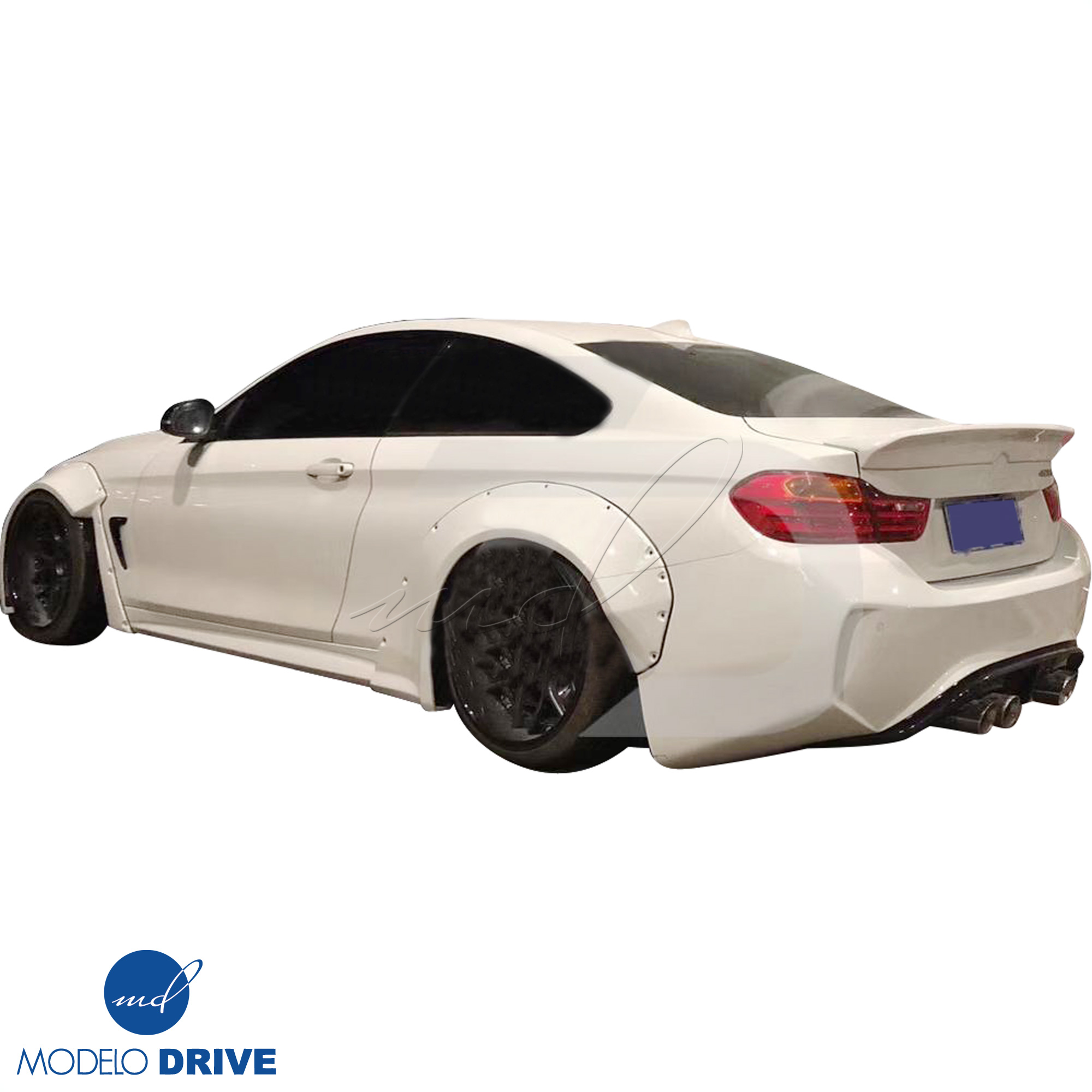 ModeloDrive FRP LBPE Wide Body Fenders (front) 6pc > BMW 4-Series F32 2014-2020 - Image 28