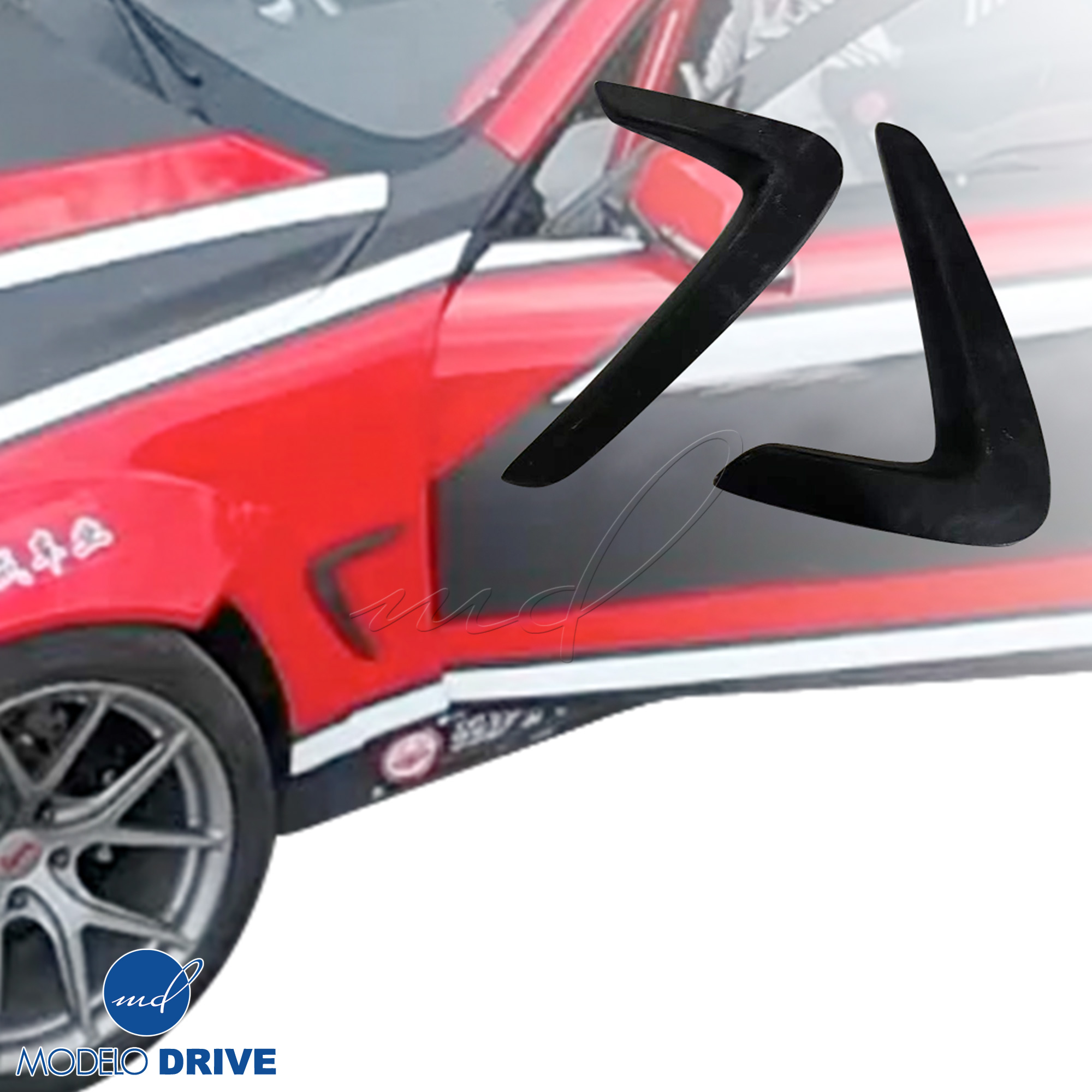 ModeloDrive FRP LBPE Fender Vent Accents (front) > BMW 4-Series F32 2014-2020 - Image 1