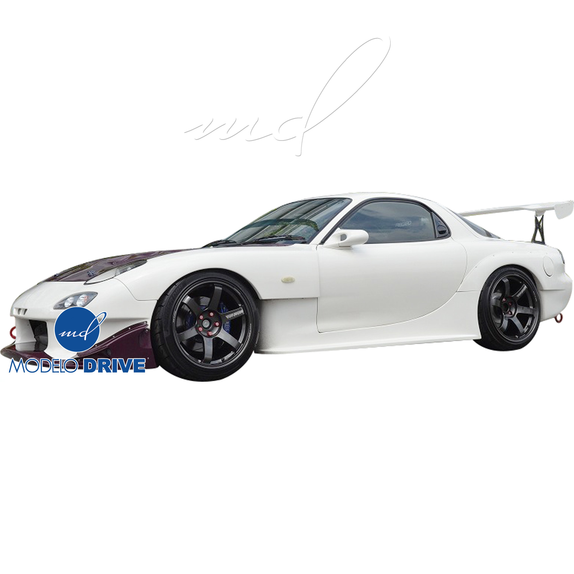 ModeloDrive FRP RAME AD-GT Wide Body Fenders (front) > Mazda RX-7 (FD3S) 1993-1997 - Image 10