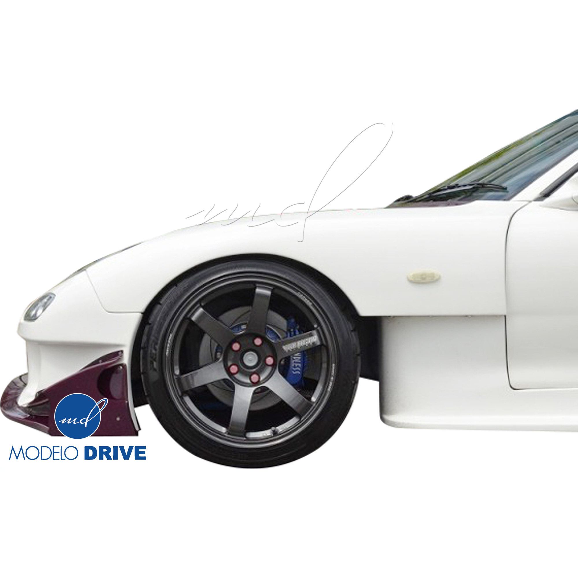 ModeloDrive FRP RAME AD-GT Wide Body Fenders (front) > Mazda RX-7 (FD3S) 1993-1997 - Image 12