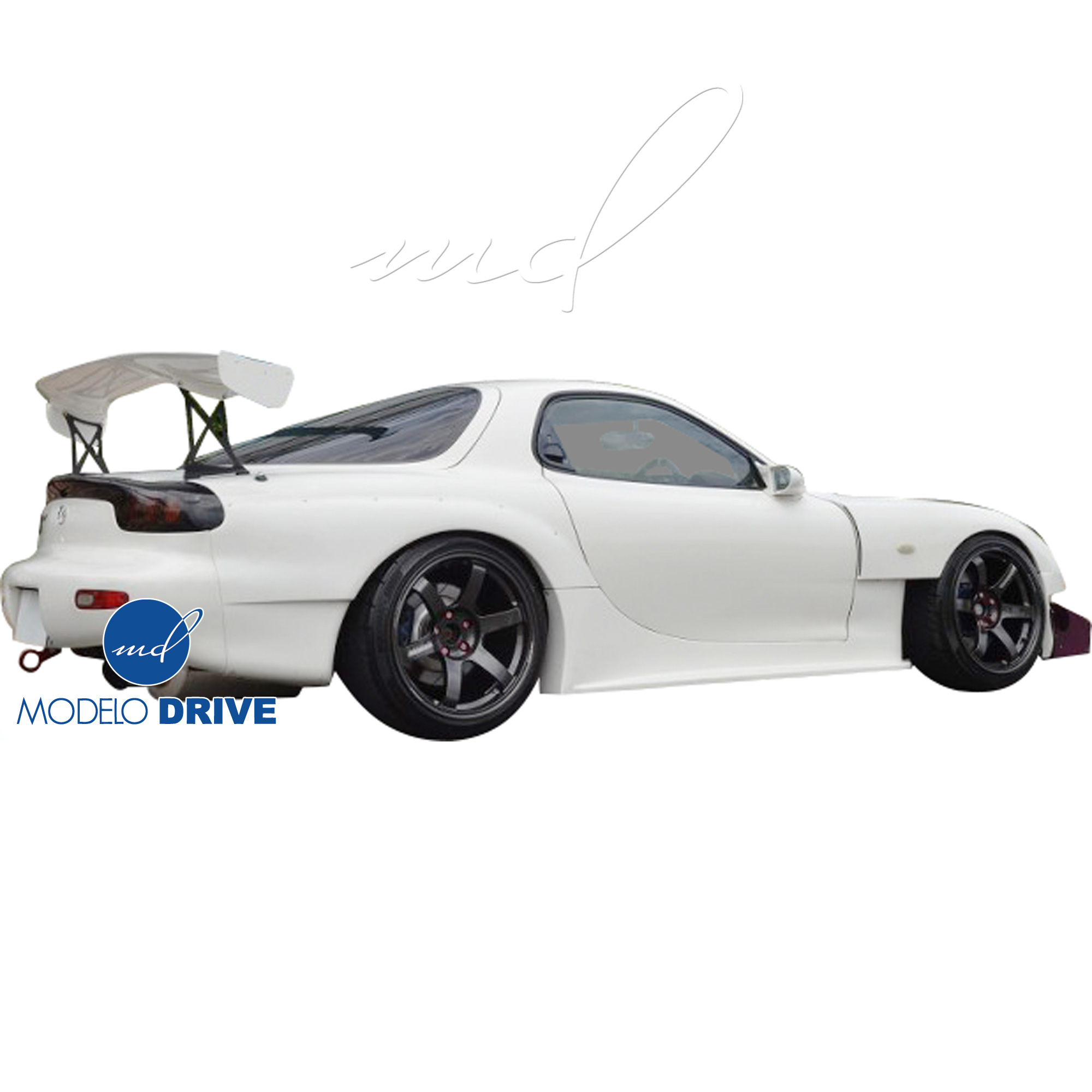 ModeloDrive FRP RAME AD-GT Wide Body Fenders (rear) 3pc > Mazda RX-7 (FD3S) 1993-1997 - Image 18