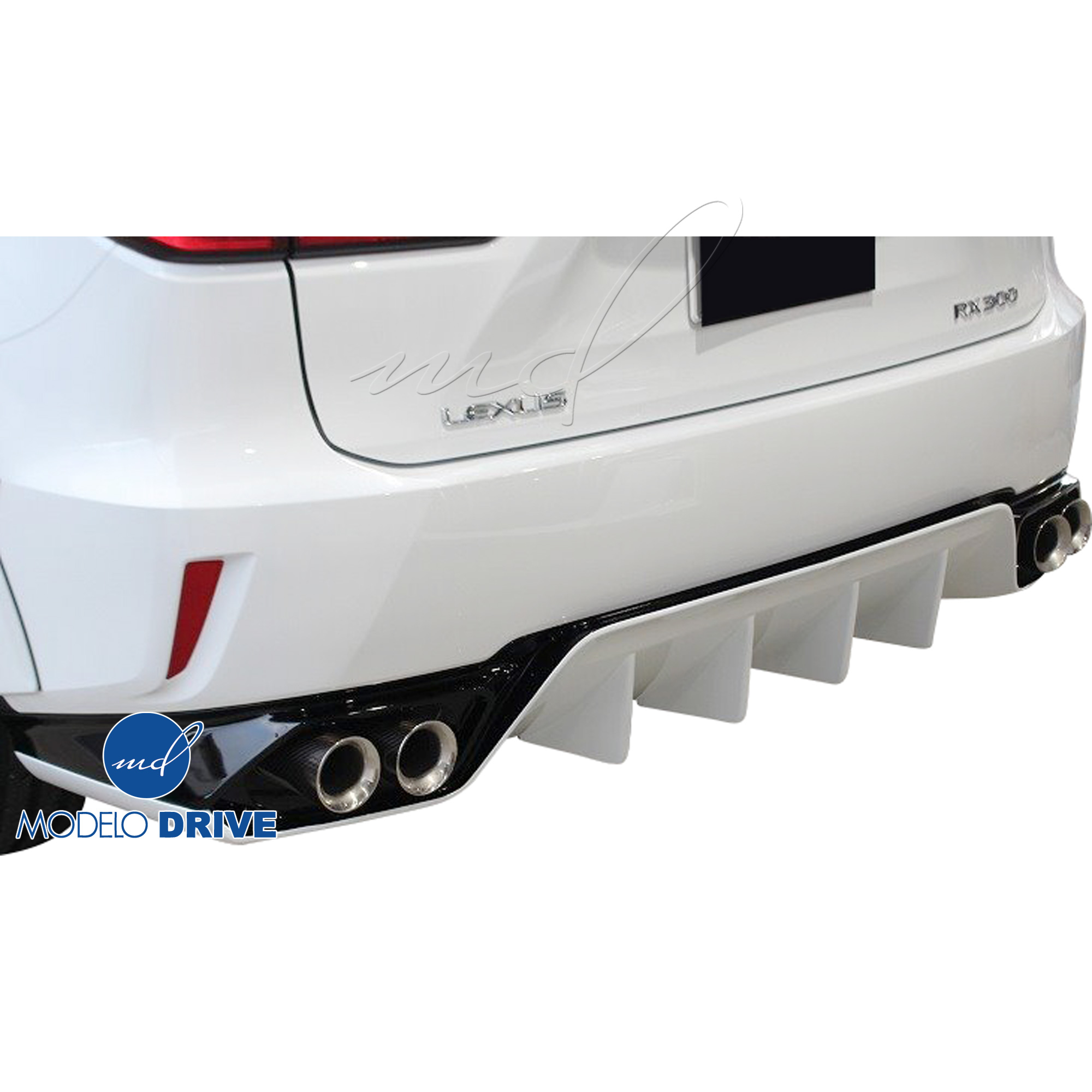 ModeloDrive FRP ARTI Rear Lip > Lexus RX-Series RX350 RX450 2016-2019 - Image 5