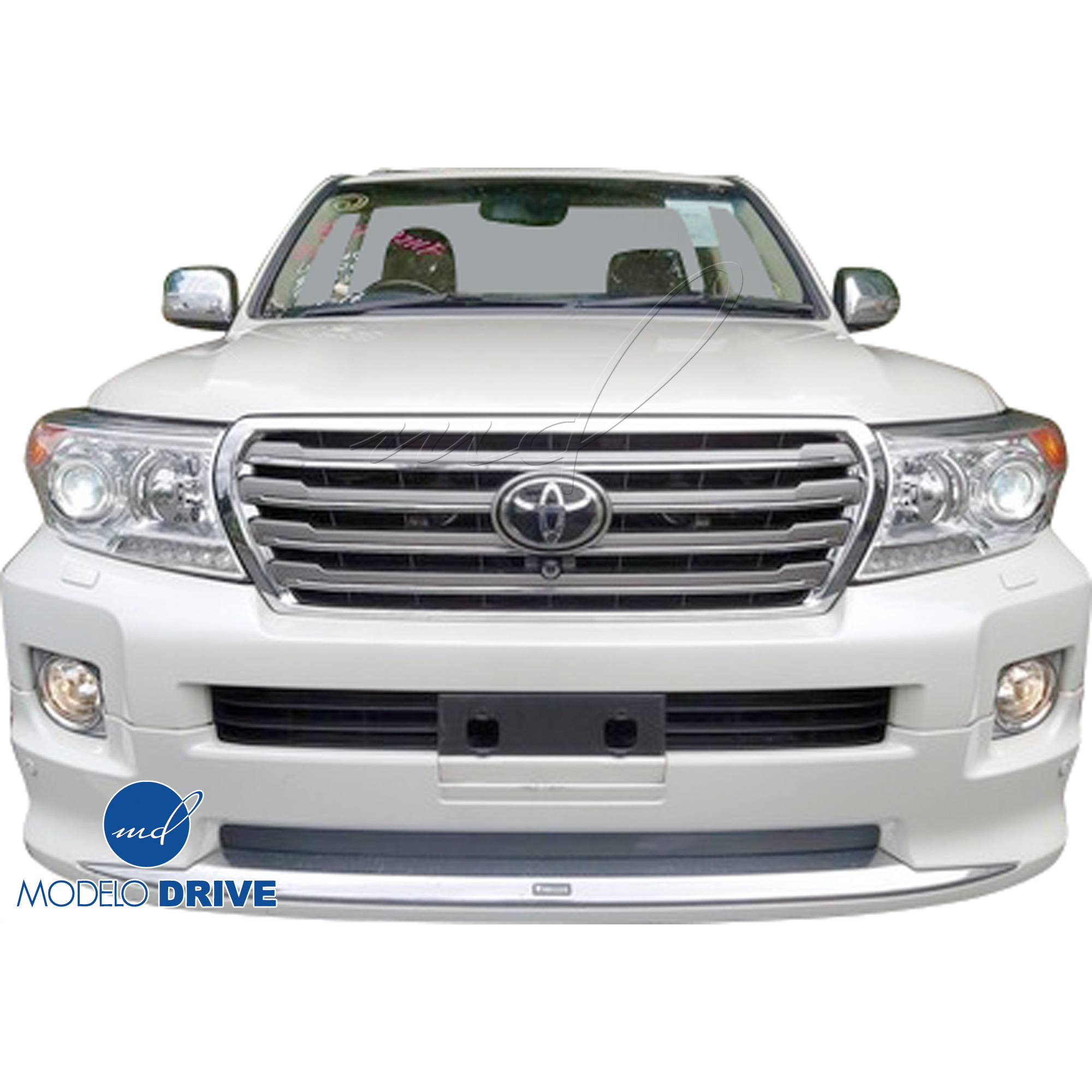 ModeloDrive FRP MODE Front Lip Valance 2pc > Toyota Land Cruiser VDJ200 2012-2015 - Image 3
