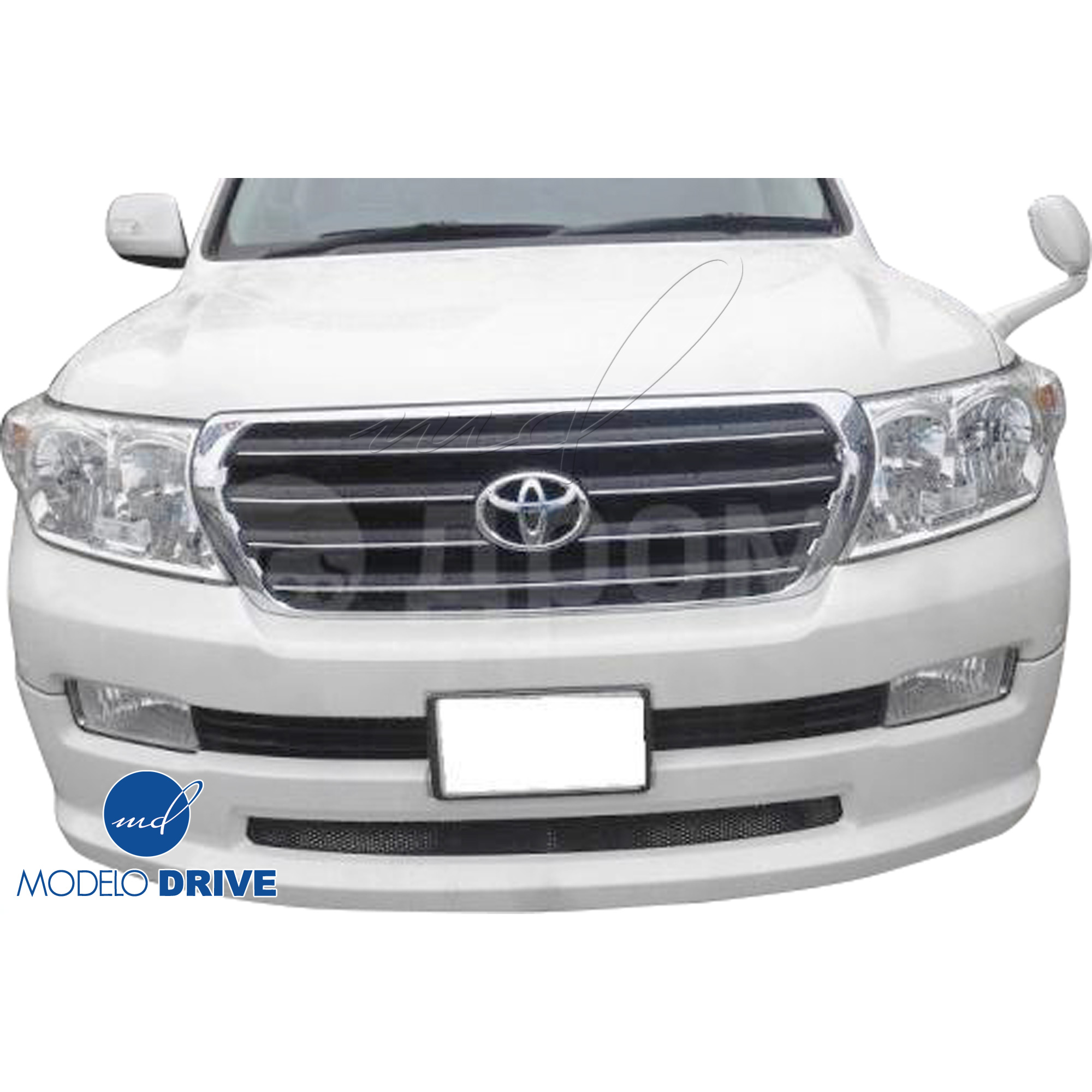 ModeloDrive FRP MODE Front Lip Valance 2pc > Toyota Land Cruiser VDJ200 2012-2015 - Image 4