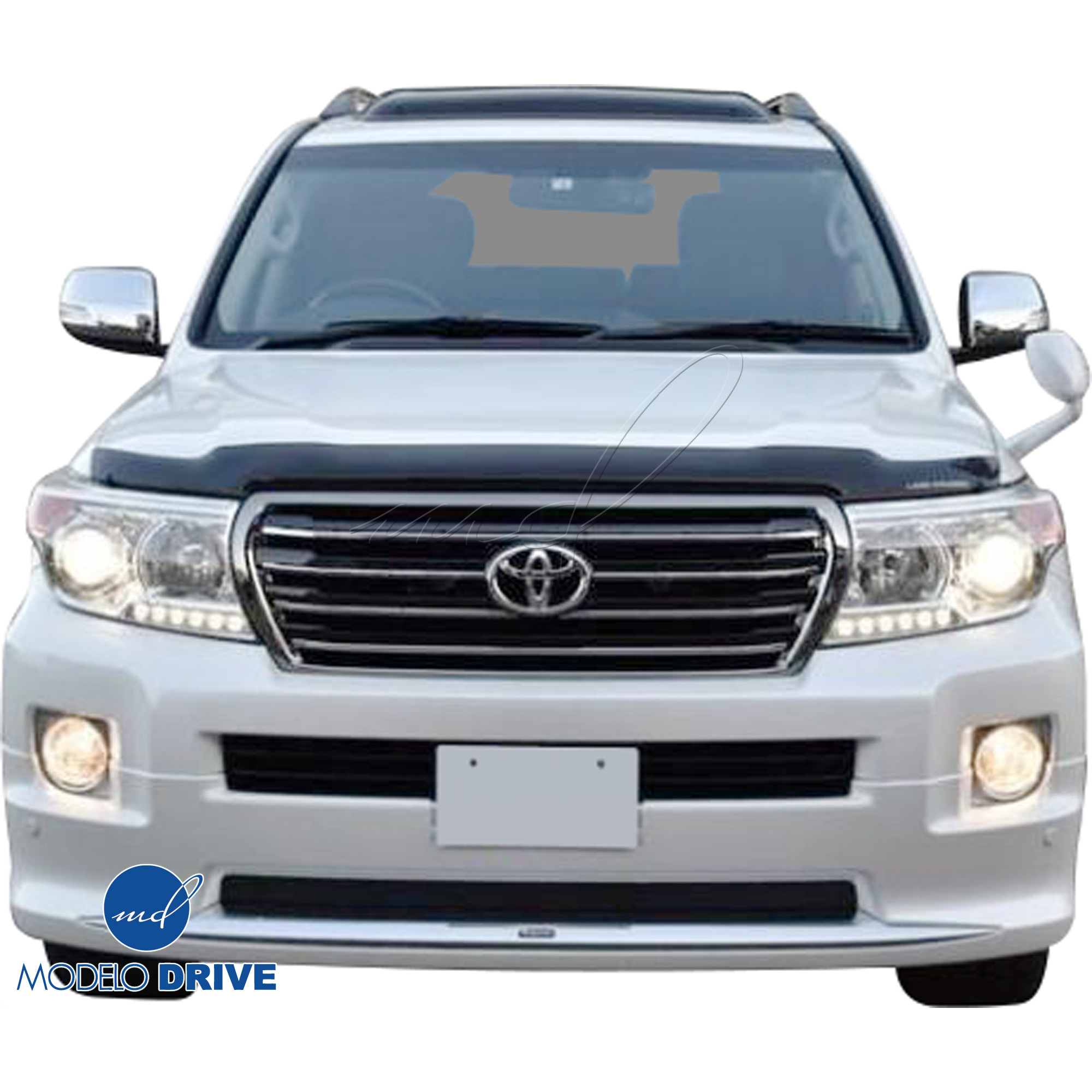 ModeloDrive FRP MODE Front Lip Valance 2pc > Toyota Land Cruiser VDJ200 2012-2015 - Image 5