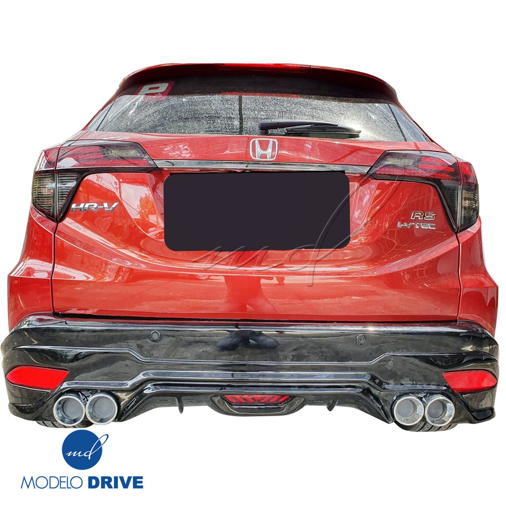ModeloDrive FRP ADVE Rear Add-on Valance > Honda HR-V 2016-2018 - Image 1