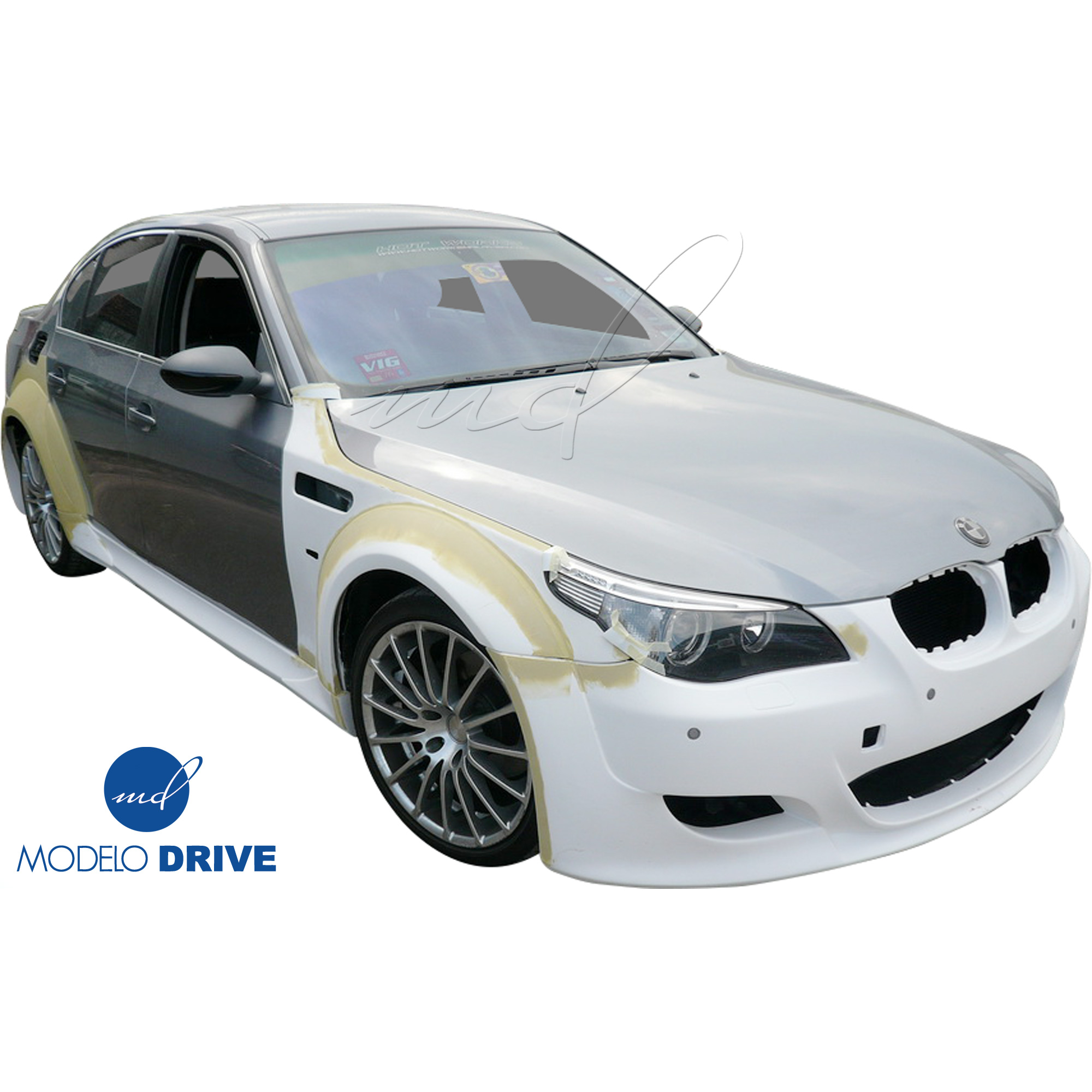ModeloDrive FRP LUMM CL5RS Wide Body Front Bumper > BMW 5-Series E60 2004-2010 > 4dr - Image 5