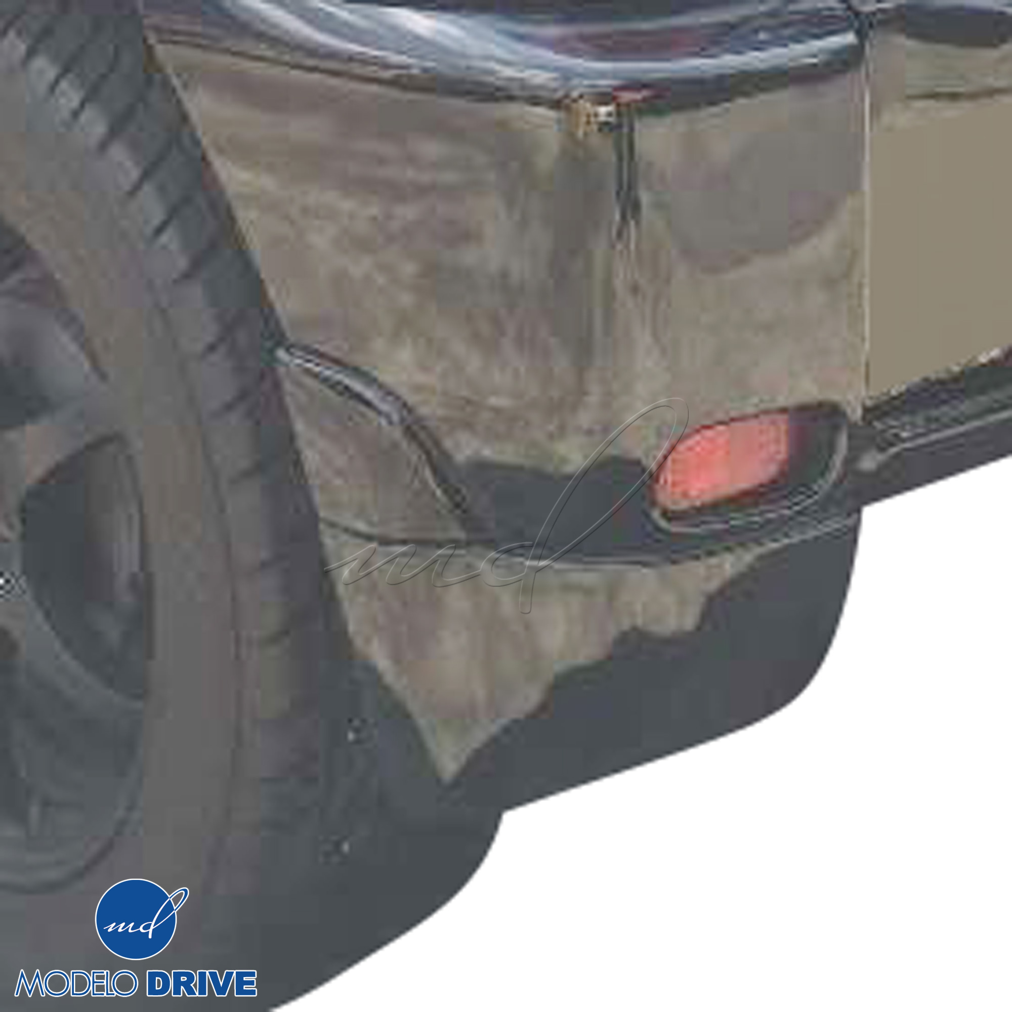 ModeloDrive FRP TRDE Rear Add-on Spats > Toyota RAV4 XA20 2001-2005 > 3dr - Image 4