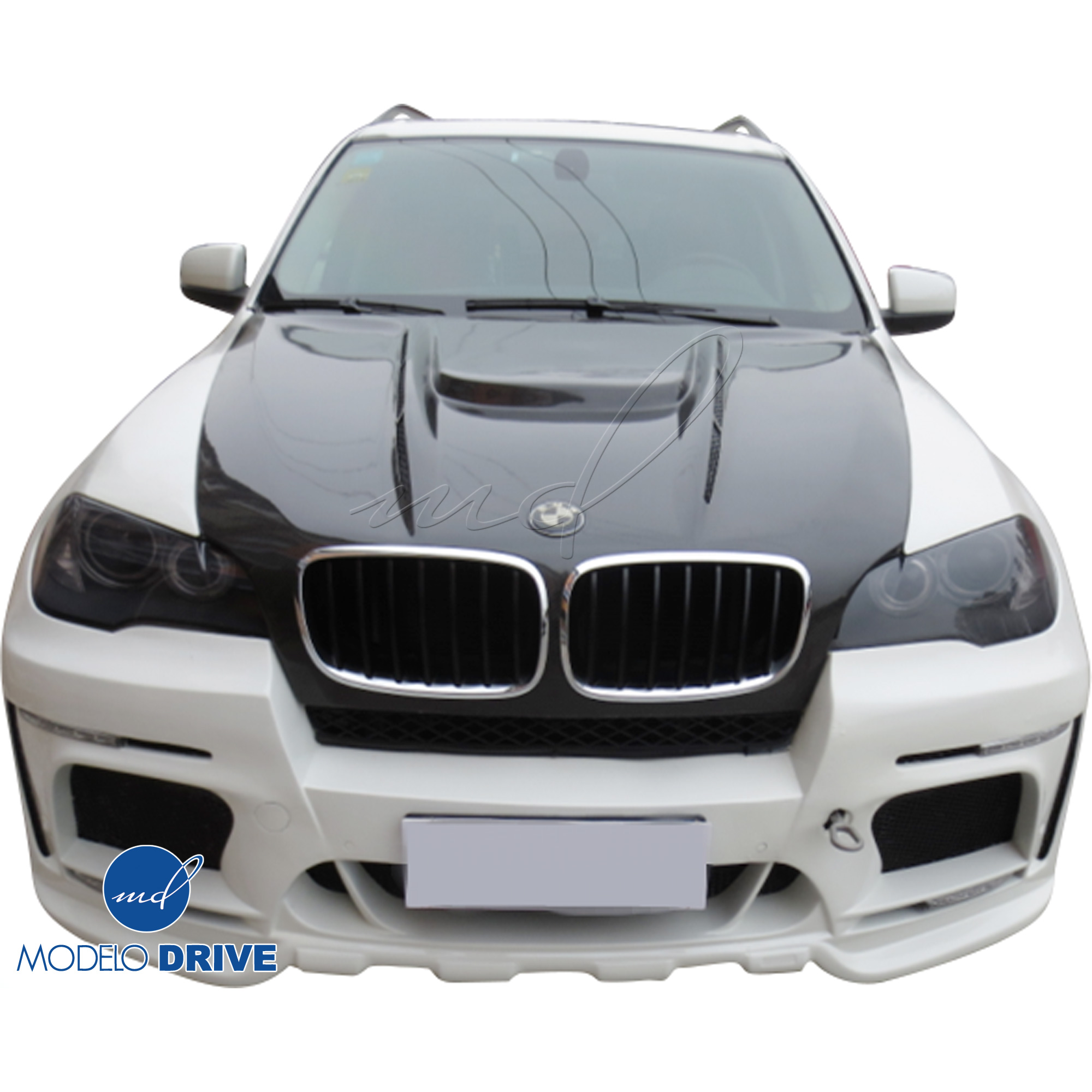 ModeloDrive Carbon Fiber HAMA Hood > BMW X6 E71 2008-2014 - Image 2