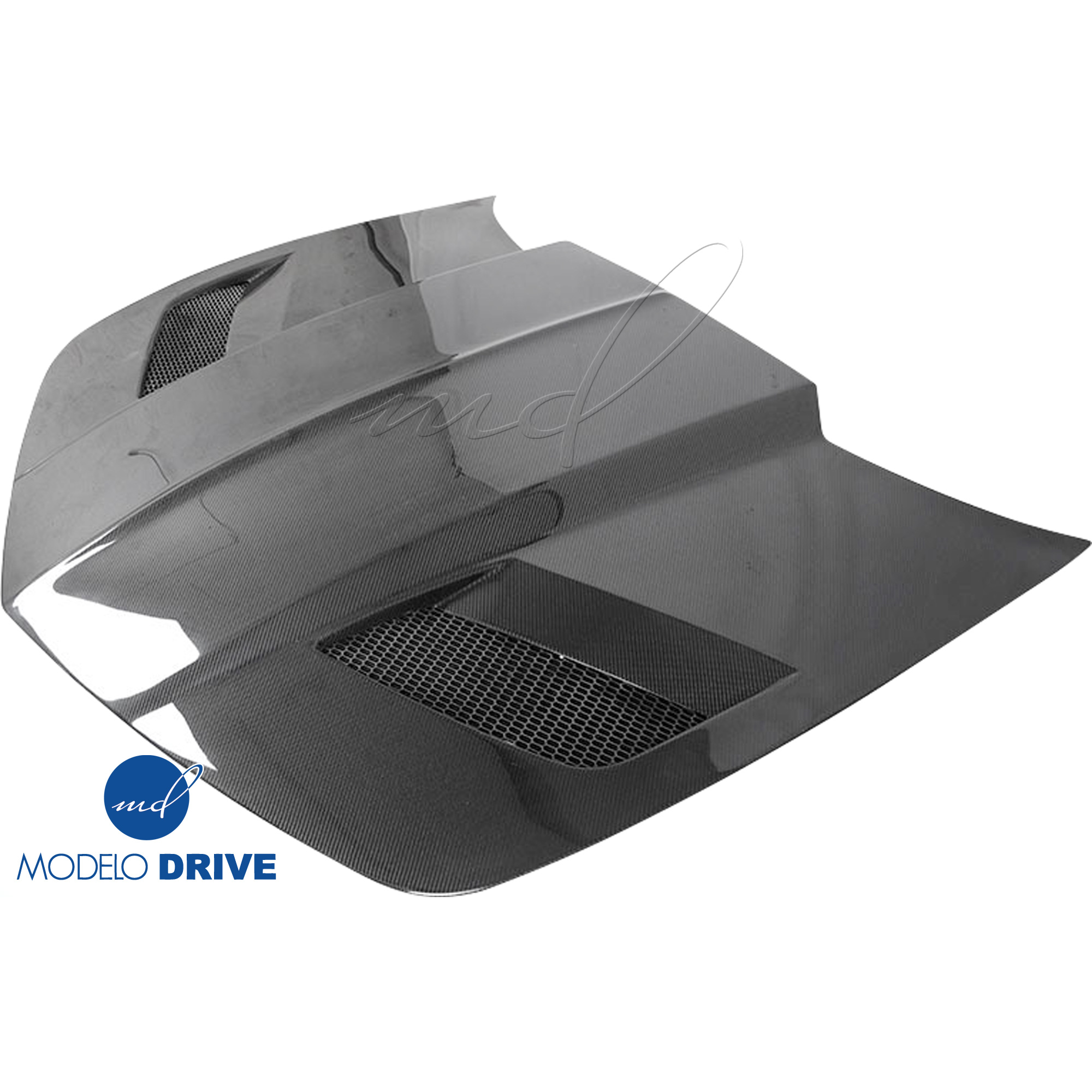 ModeloDrive Carbon Fiber BB2 Vented Hood > Chevrolet Camaro 2010-2015 - Image 5