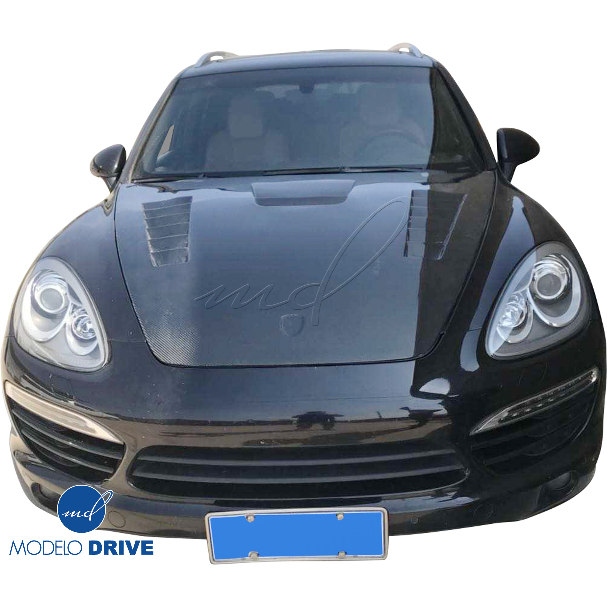 ModeloDrive Carbon Fiber MASO Hood > Porsche Cayenne (958) 2011-2014 - Image 18
