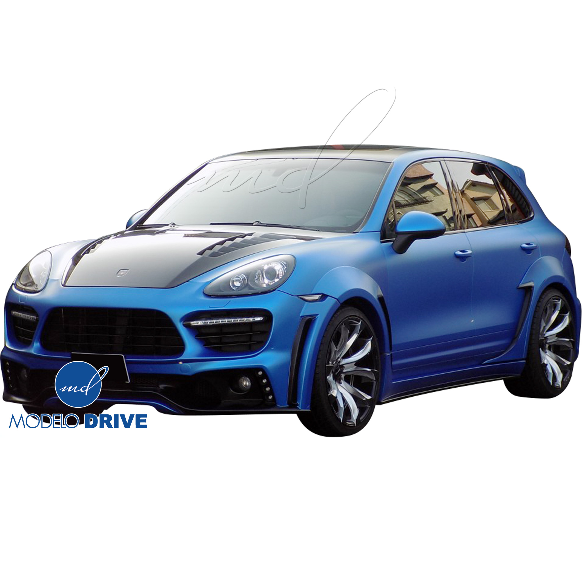 ModeloDrive Carbon Fiber MASO Hood > Porsche Cayenne (958) 2011-2014 - Image 6