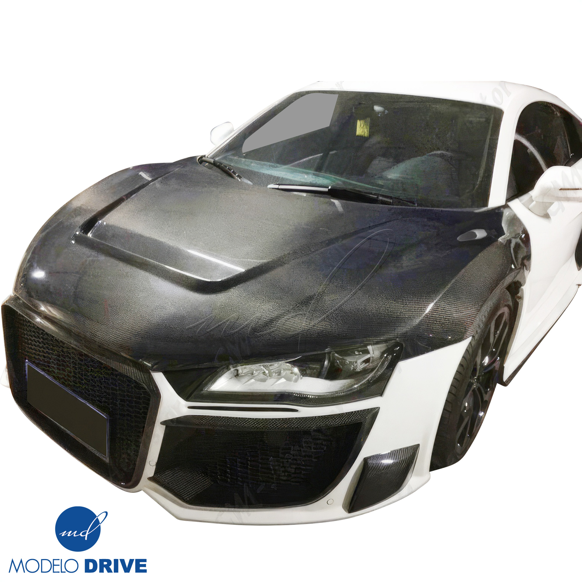 ModeloDrive Carbon Fiber PPRZ Hood > Audi R8 2008-2015 - Image 9