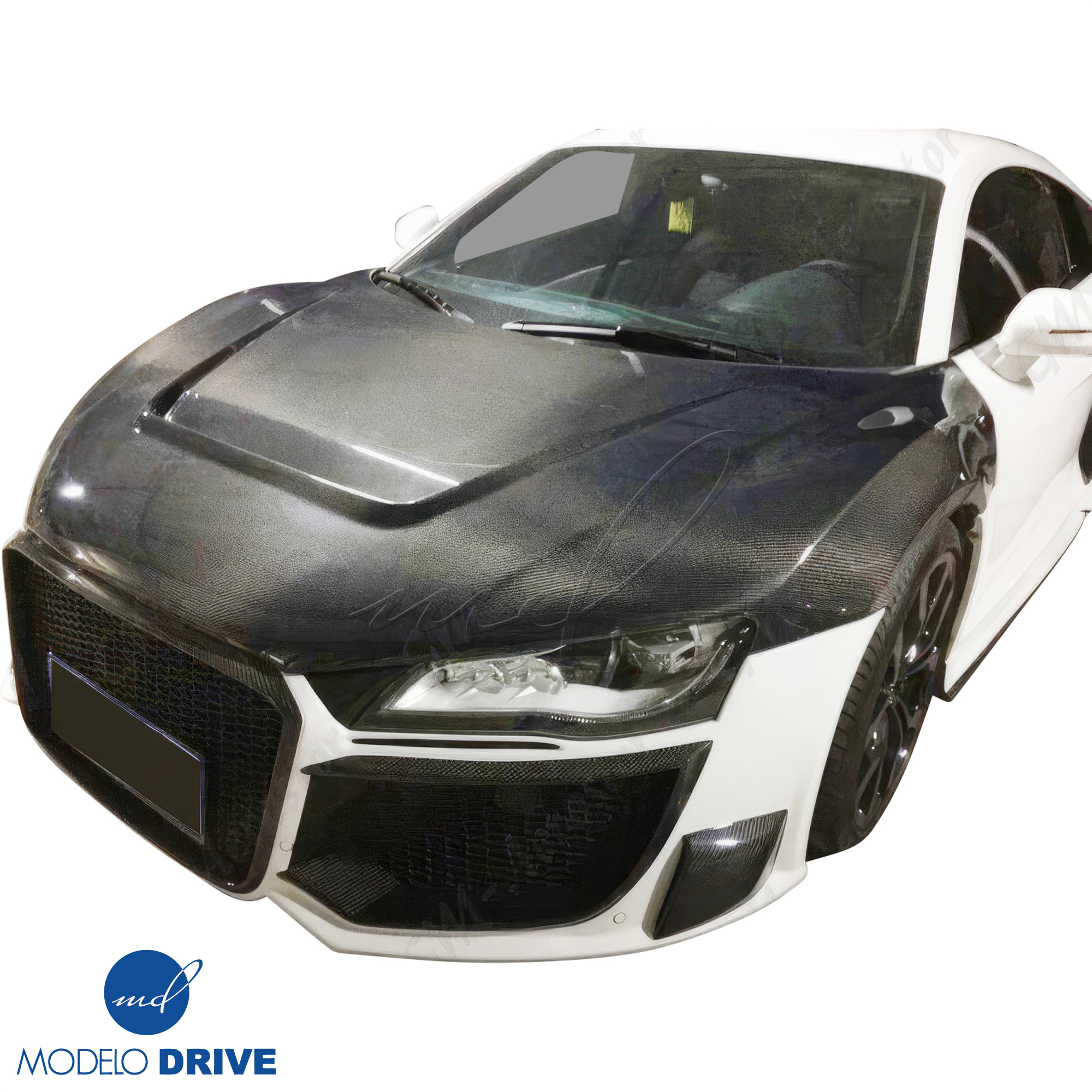 ModeloDrive Carbon Fiber PPRZ Hood > Audi R8 2008-2015 - Image 10
