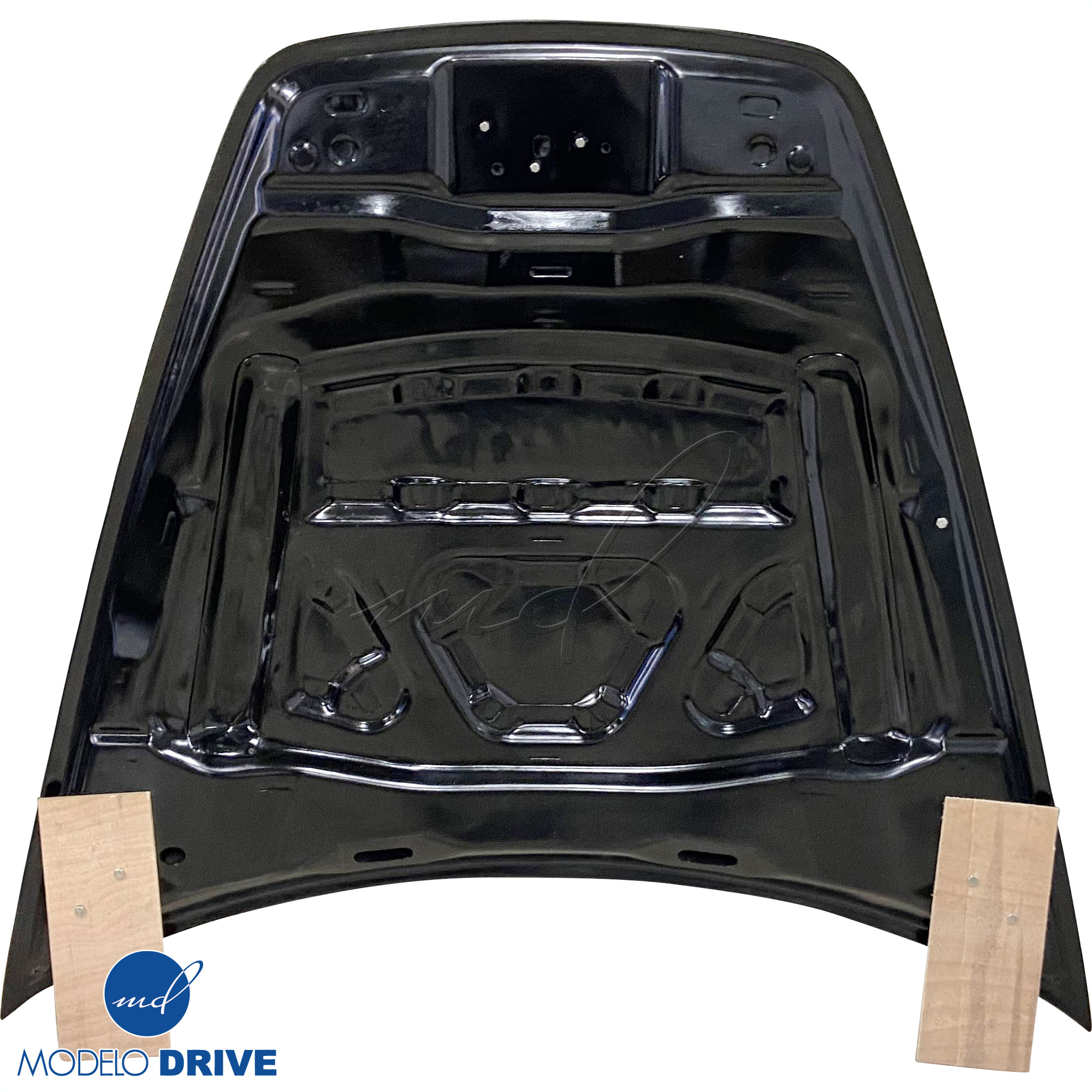 ModeloDrive Carbon Fiber HAMA Hood > Porsche Cayenne (958) 2011-2014 - Image 8